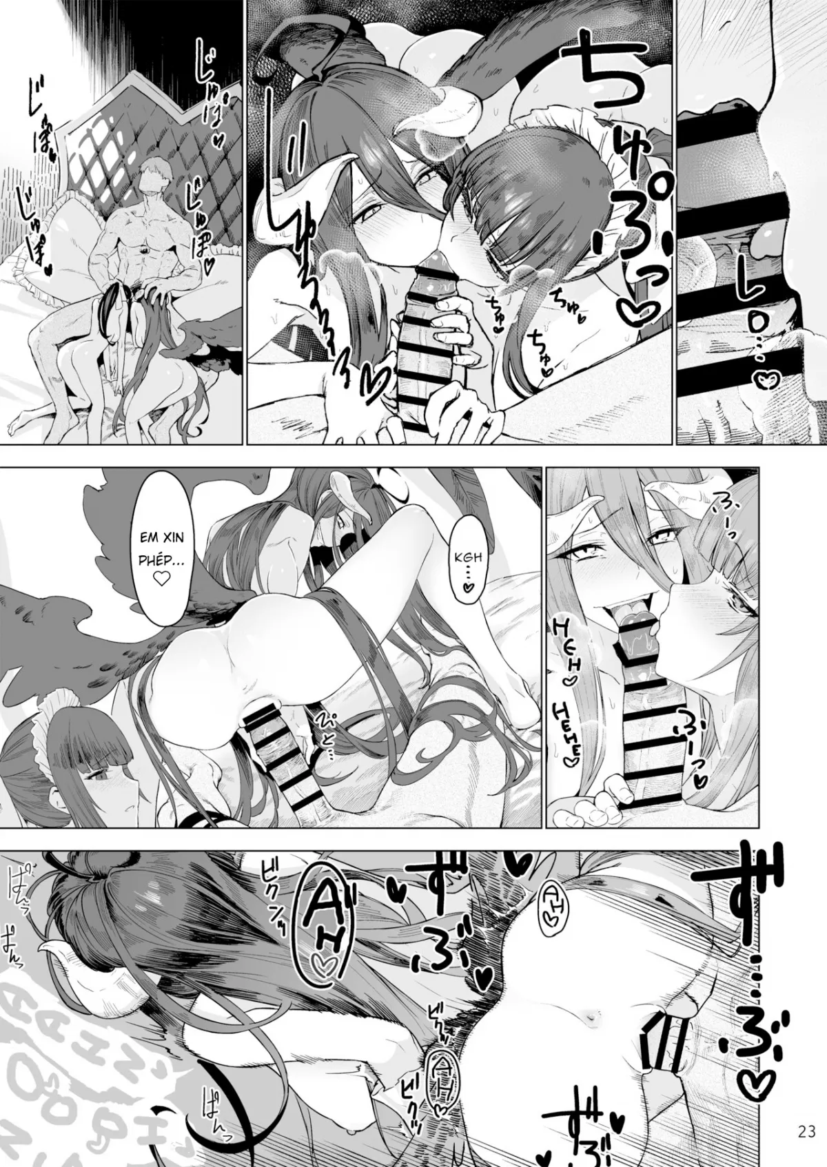 HentaiVN.net - Ảnh 25 - Chủ nhân của biệt đội nữ hầu [Manmaru Meido no Shihaisha-sama] - Oneshot