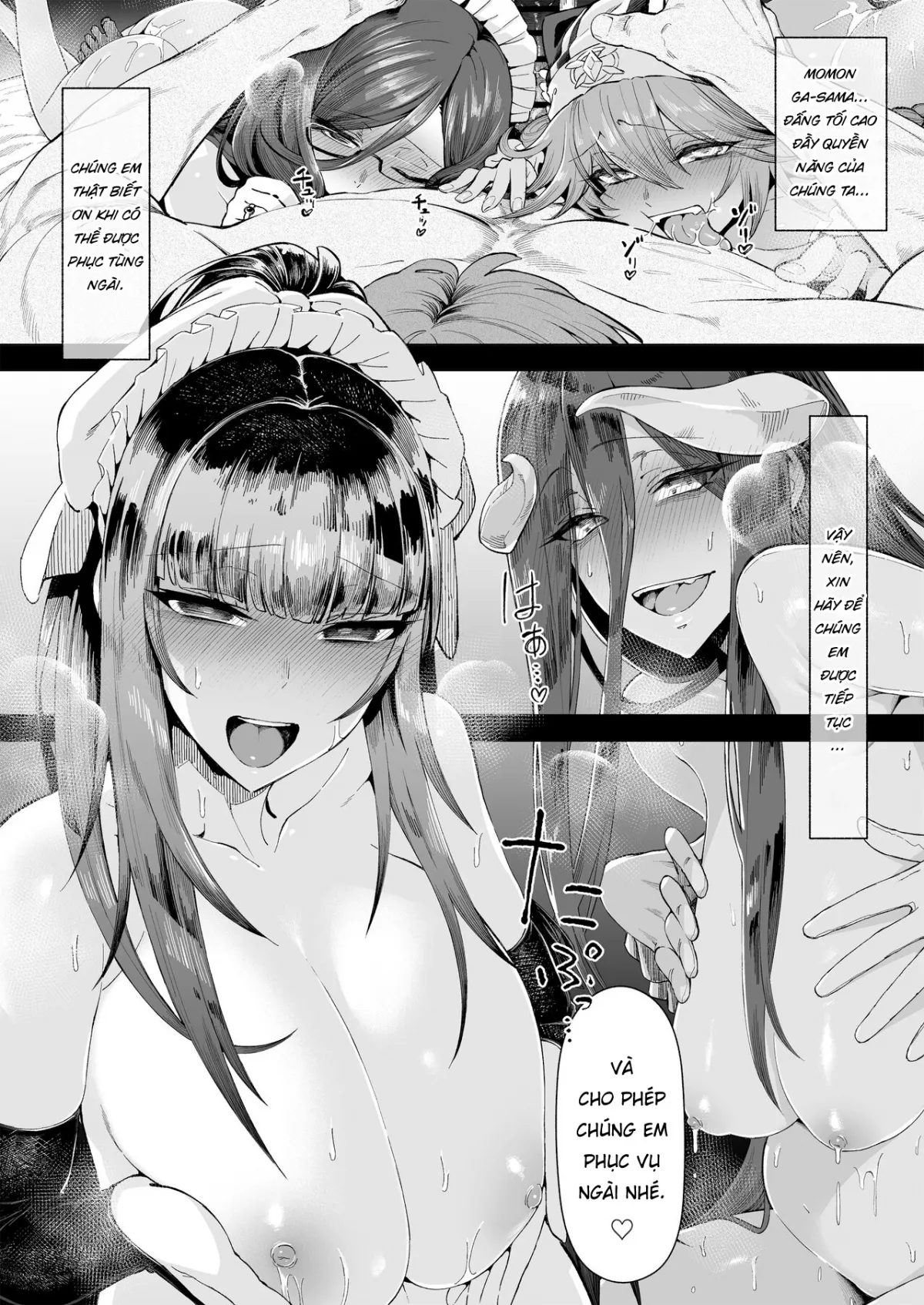 HentaiVN.net - Ảnh 52 - Chủ nhân của biệt đội nữ hầu [Manmaru Meido no Shihaisha-sama] - Oneshot