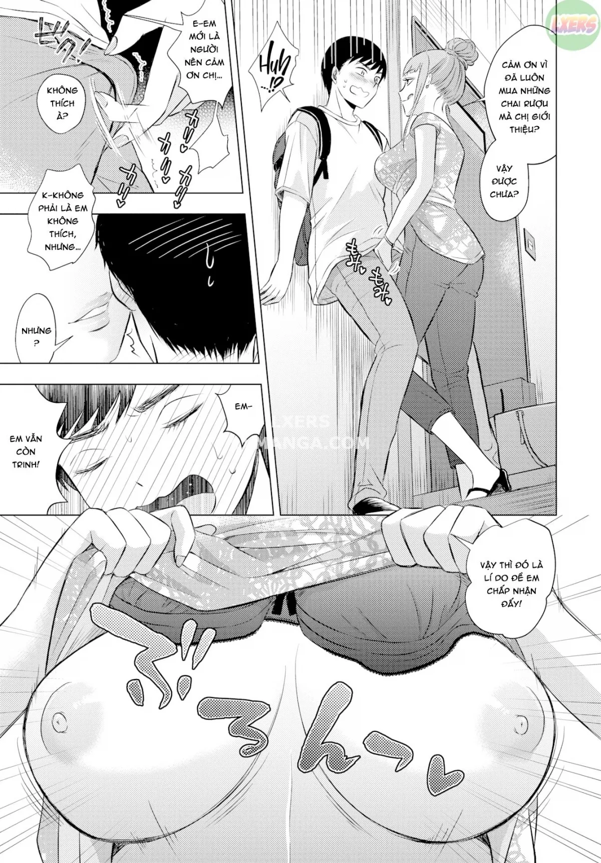 HentaiVN.net - Ảnh 5 - Cô Gái Ở Quán Rượu - Oneshot