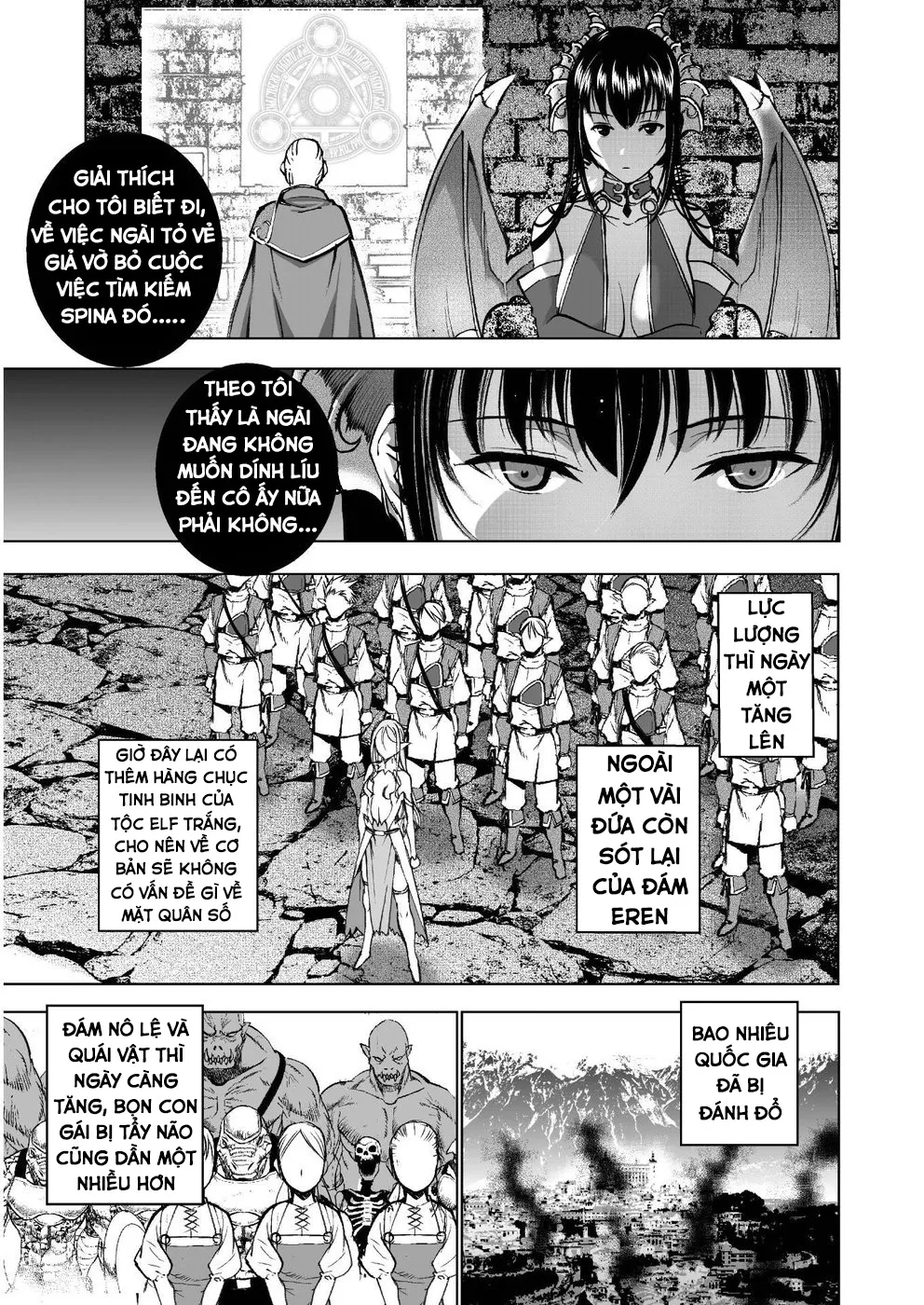 HentaiVN.net - Ảnh 6 - Làm Thế Nào Để Trở Thành Quỷ Vương [Maou no Hajimekata; How to book on the Devil; How to get started as the Demon King; 成为魔王的方法; 魔王の始め方] - Chap 37 : Diễn biến gắt vc :3