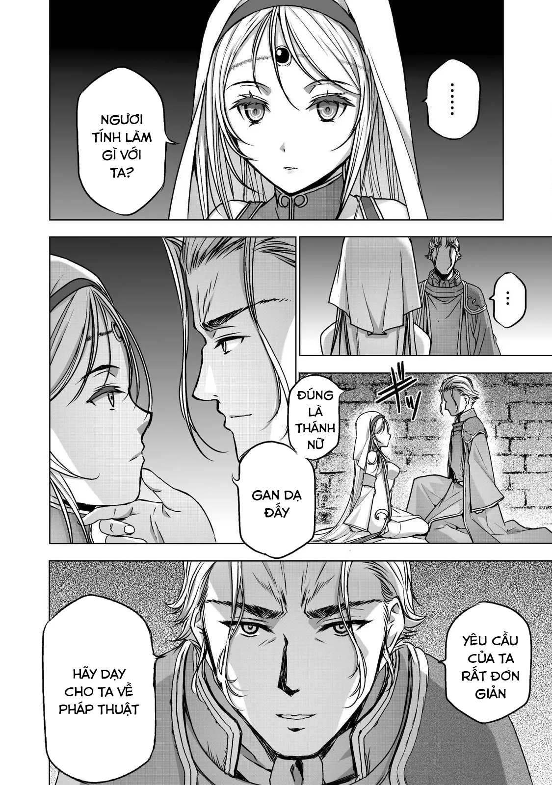 HentaiVN.net - Ảnh 4 - Làm Thế Nào Để Trở Thành Quỷ Vương [Maou no Hajimekata; How to book on the Devil; How to get started as the Demon King; 成为魔王的方法; 魔王の始め方] - Chap 46 : Fake nhưng vẫn ngon