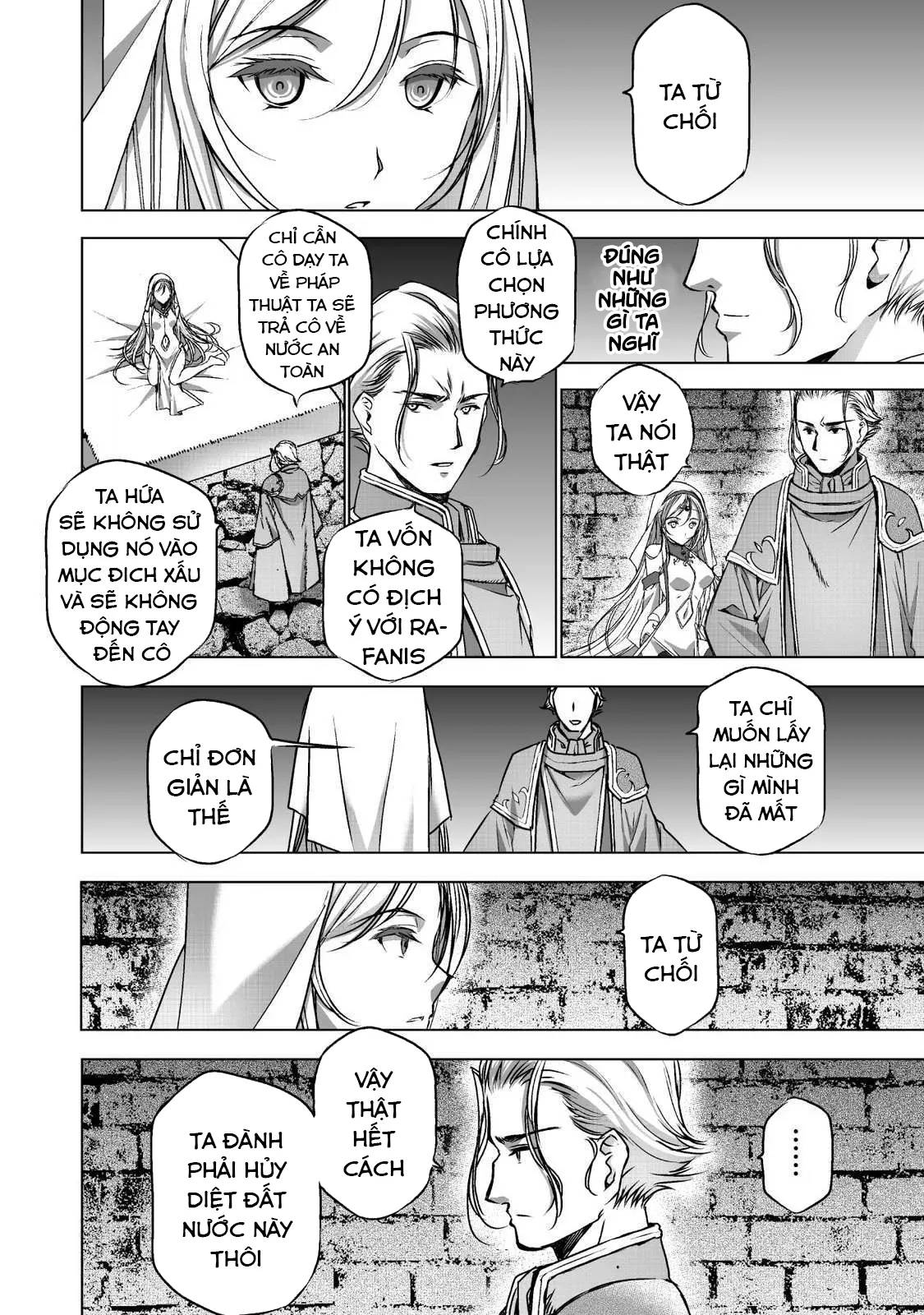 HentaiVN.net - Ảnh 6 - Làm Thế Nào Để Trở Thành Quỷ Vương [Maou no Hajimekata; How to book on the Devil; How to get started as the Demon King; 成为魔王的方法; 魔王の始め方] - Chap 46 : Fake nhưng vẫn ngon