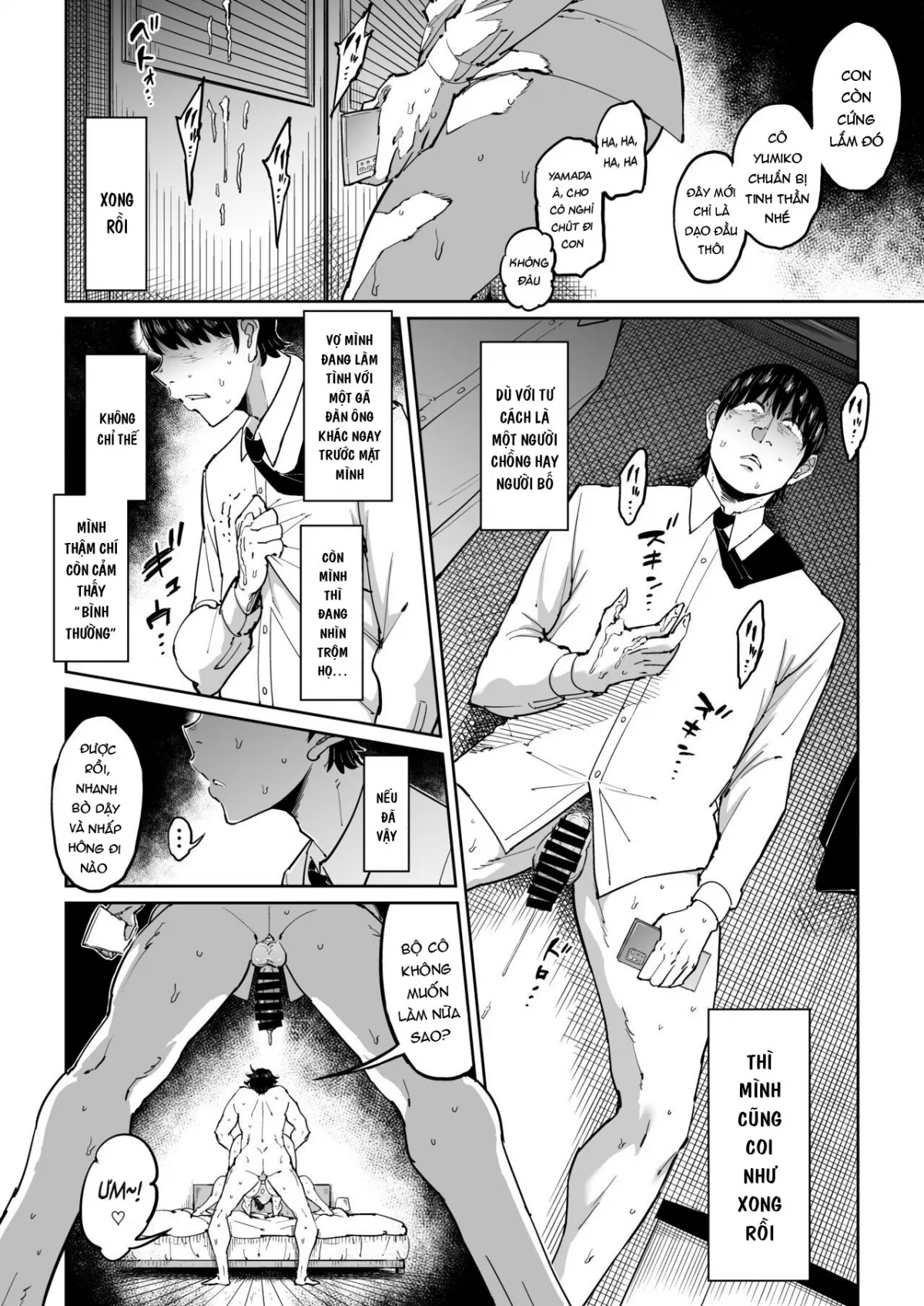 HentaiVN.net - Ảnh 16 - Quay lén vợ ngoại tình [Tsuma Ga Netorarete Iru Koto O Ore Wa Shitte Iru ; The Adultery Of My Beloved Wife ; 妻が寝取られている事を俺は知っている] - Chap 2 -END-
