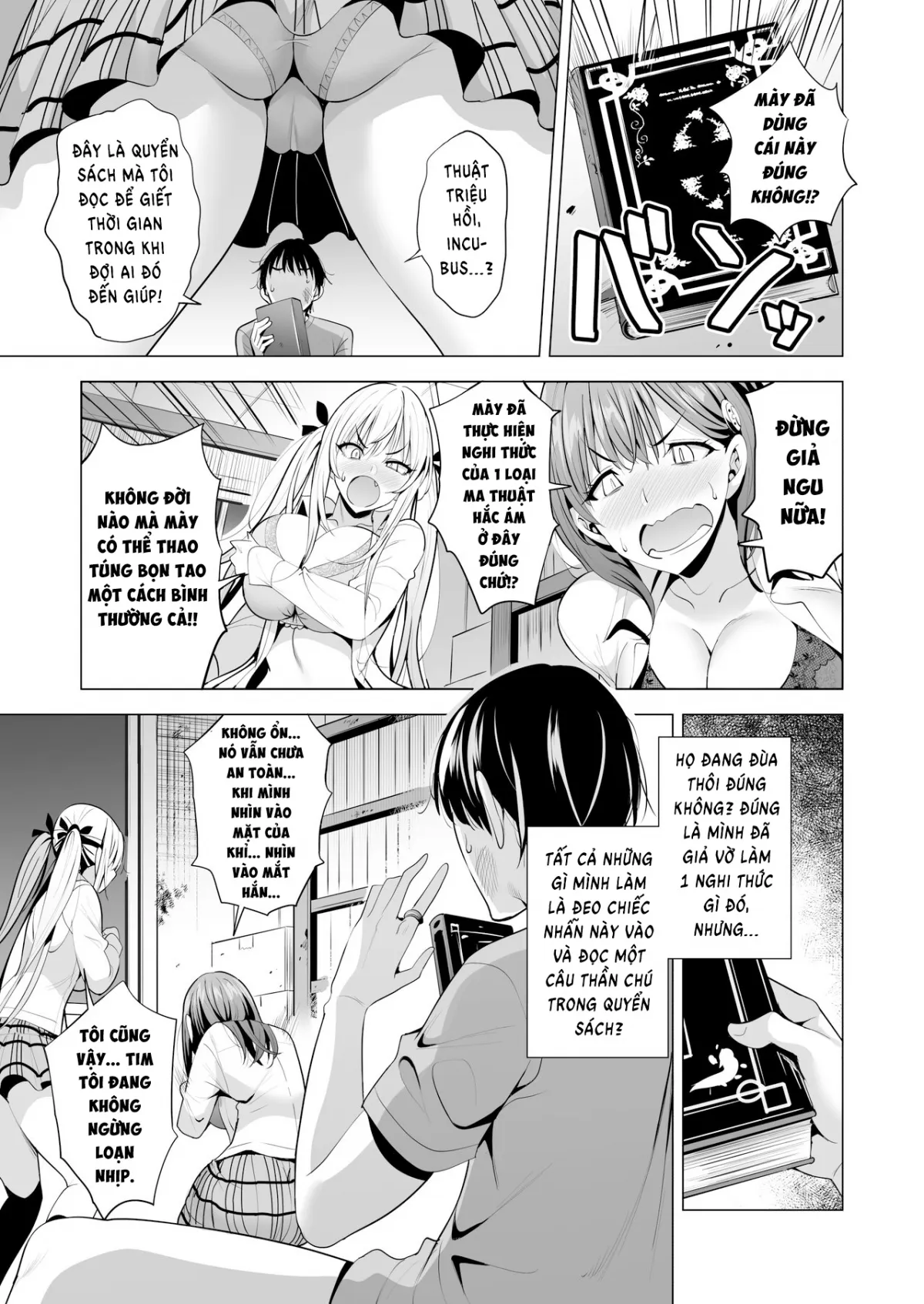 HentaiVN.net - Ảnh 25 - Triệu hồi Incubus và trả đũa 2 con mắm chuyên bắt nạt tôi [Incubus ka Shita Ore ga JK Aite ni Gyakushuu Seikatsu!] - Oneshot