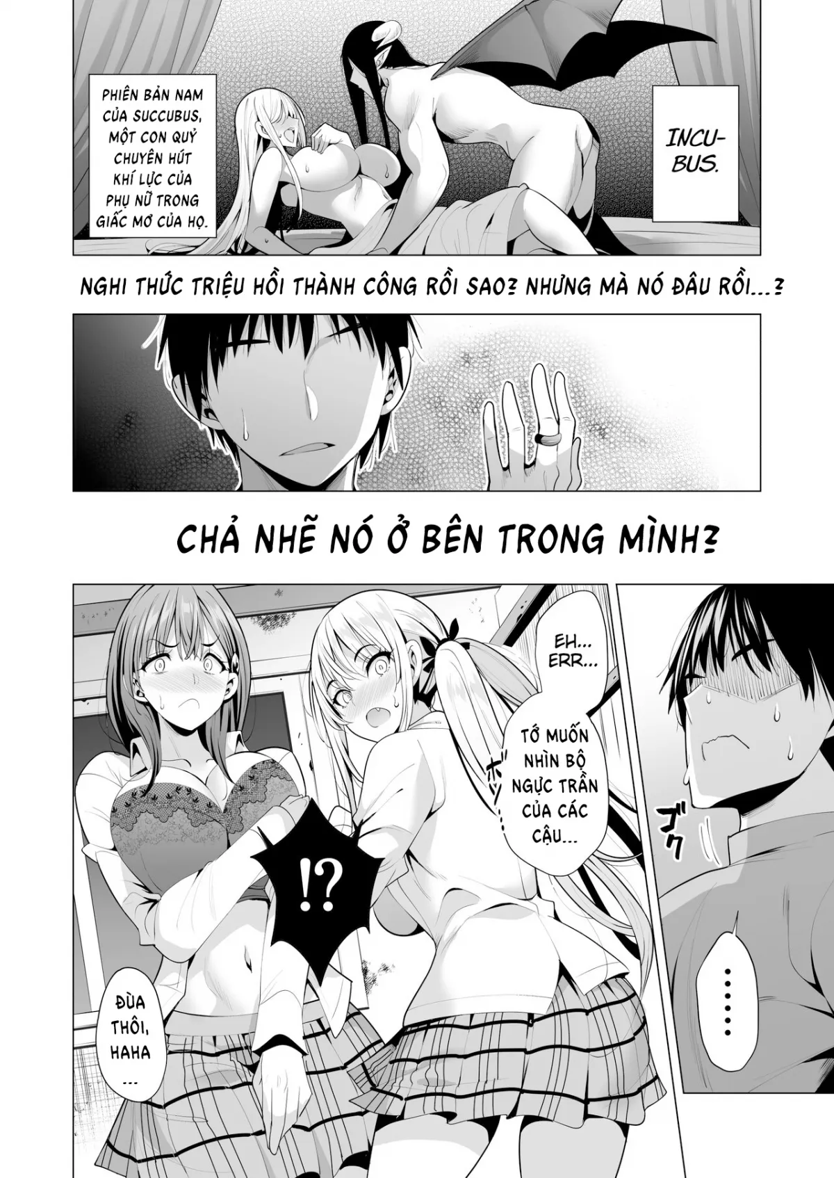 HentaiVN.net - Ảnh 26 - Triệu hồi Incubus và trả đũa 2 con mắm chuyên bắt nạt tôi [Incubus ka Shita Ore ga JK Aite ni Gyakushuu Seikatsu!] - Oneshot