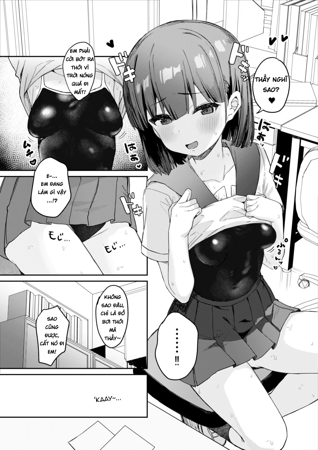 HentaiVN.net - Ảnh 5 - Itazura Zuki na Oshiego to Houkago Ecchi! [Getting Lewd After School With A Devilish Student] - Oneshot