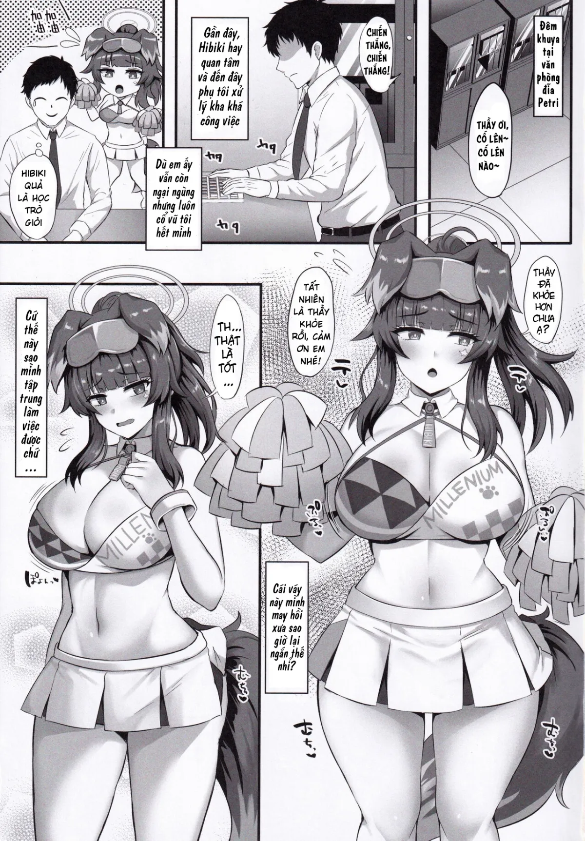 HentaiVN.net - Ảnh 4 - Hurray! Hurray! Sensei [ふれー!ふれー!先生] - Oneshot