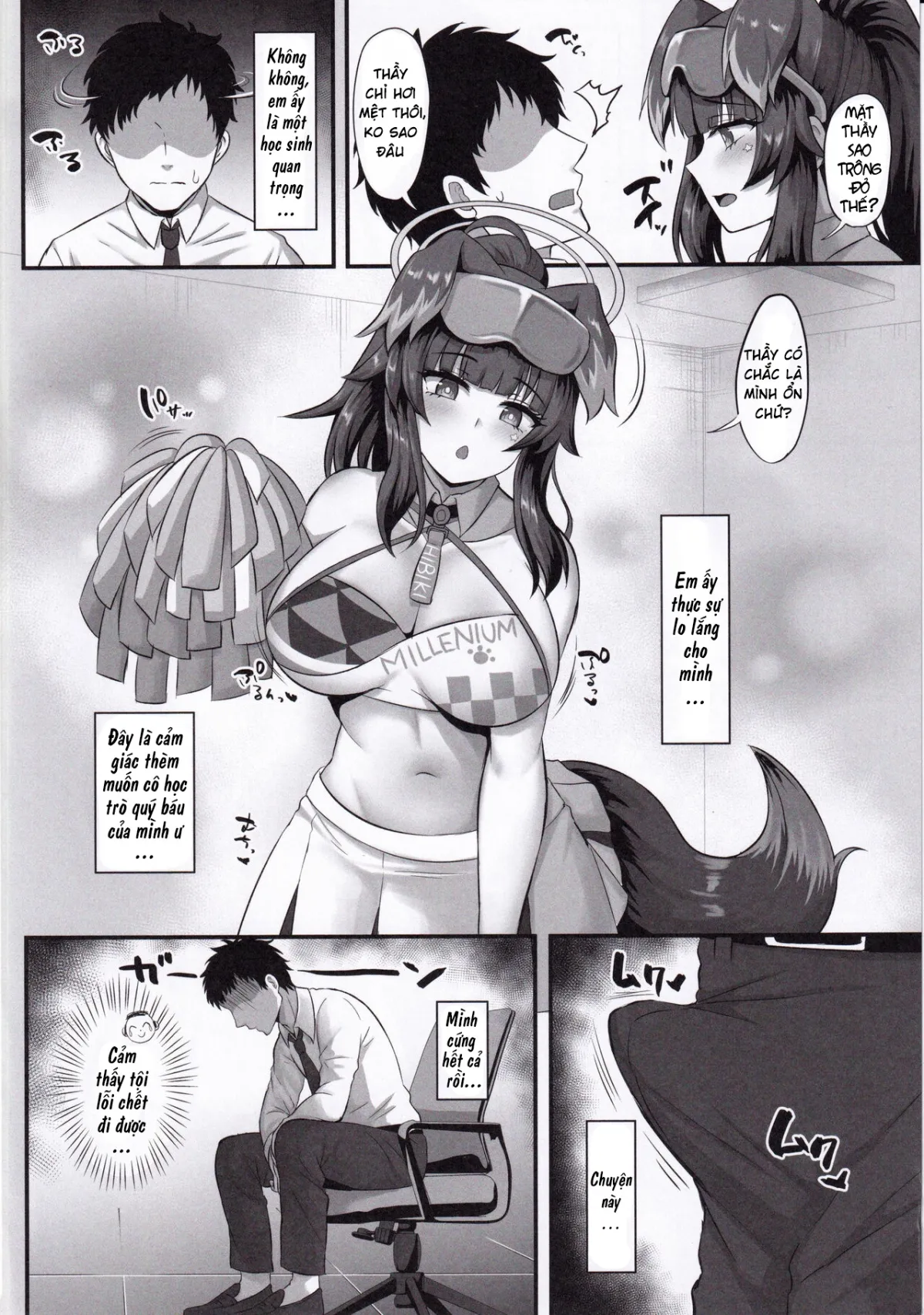 HentaiVN.net - Ảnh 5 - Hurray! Hurray! Sensei [ふれー!ふれー!先生] - Oneshot
