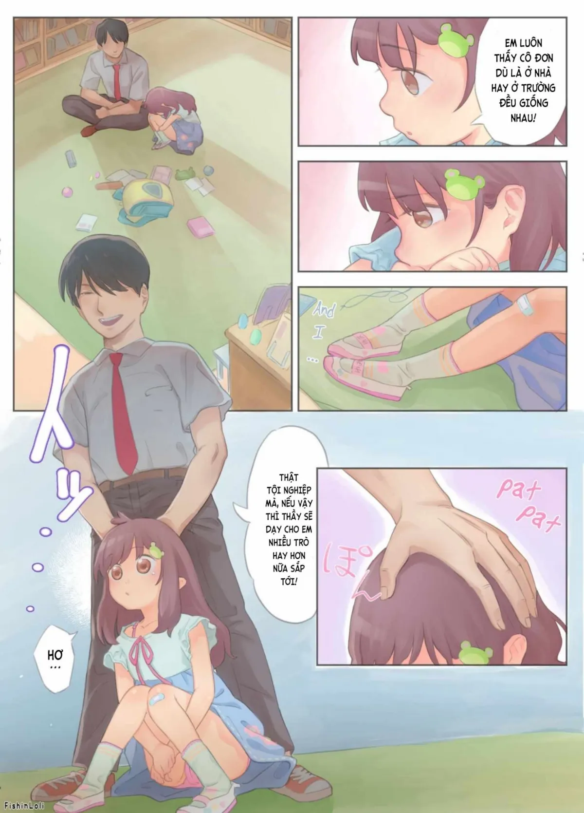 HentaiVN.net - Ảnh 10 - Cô gái ngây thơ Yua-chan - mối tình bị cấm đoán với giáo viên tàn bạo... [Innocent Girl Yua-chan - forbidden love affair with sadistic teacher...] - Oneshot