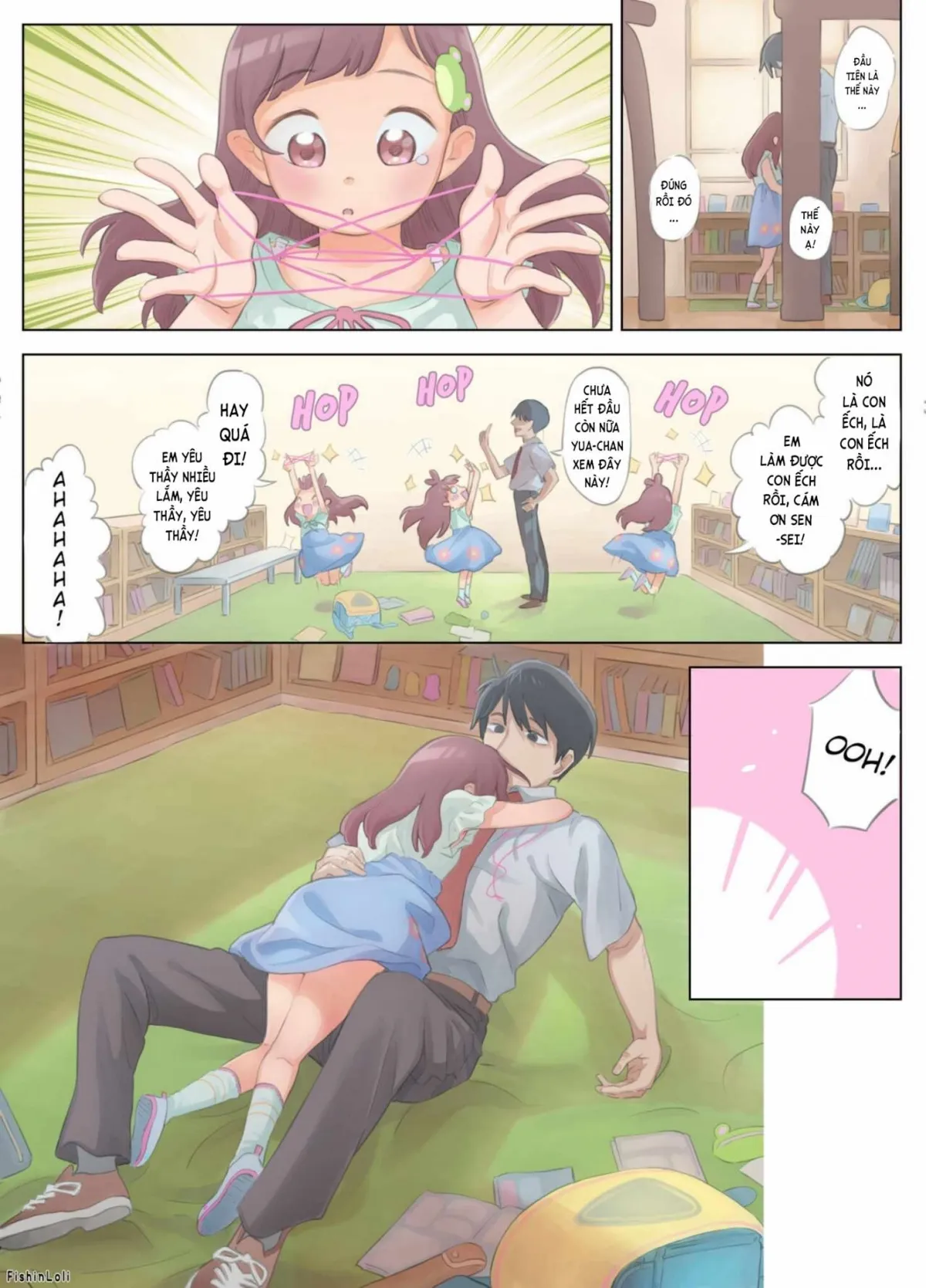 HentaiVN.net - Ảnh 11 - Cô gái ngây thơ Yua-chan - mối tình bị cấm đoán với giáo viên tàn bạo... [Innocent Girl Yua-chan - forbidden love affair with sadistic teacher...] - Oneshot