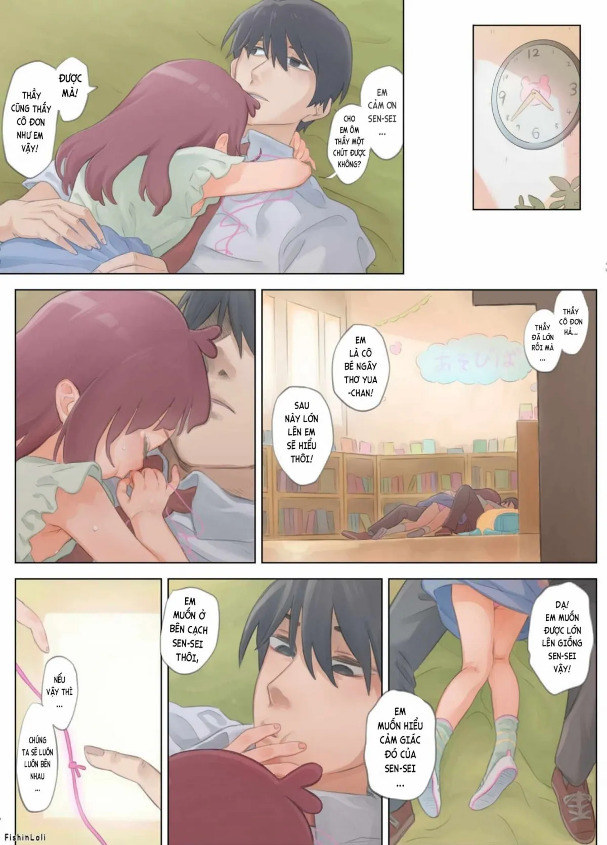 HentaiVN.net - Ảnh 12 - Cô gái ngây thơ Yua-chan - mối tình bị cấm đoán với giáo viên tàn bạo... [Innocent Girl Yua-chan - forbidden love affair with sadistic teacher...] - Oneshot