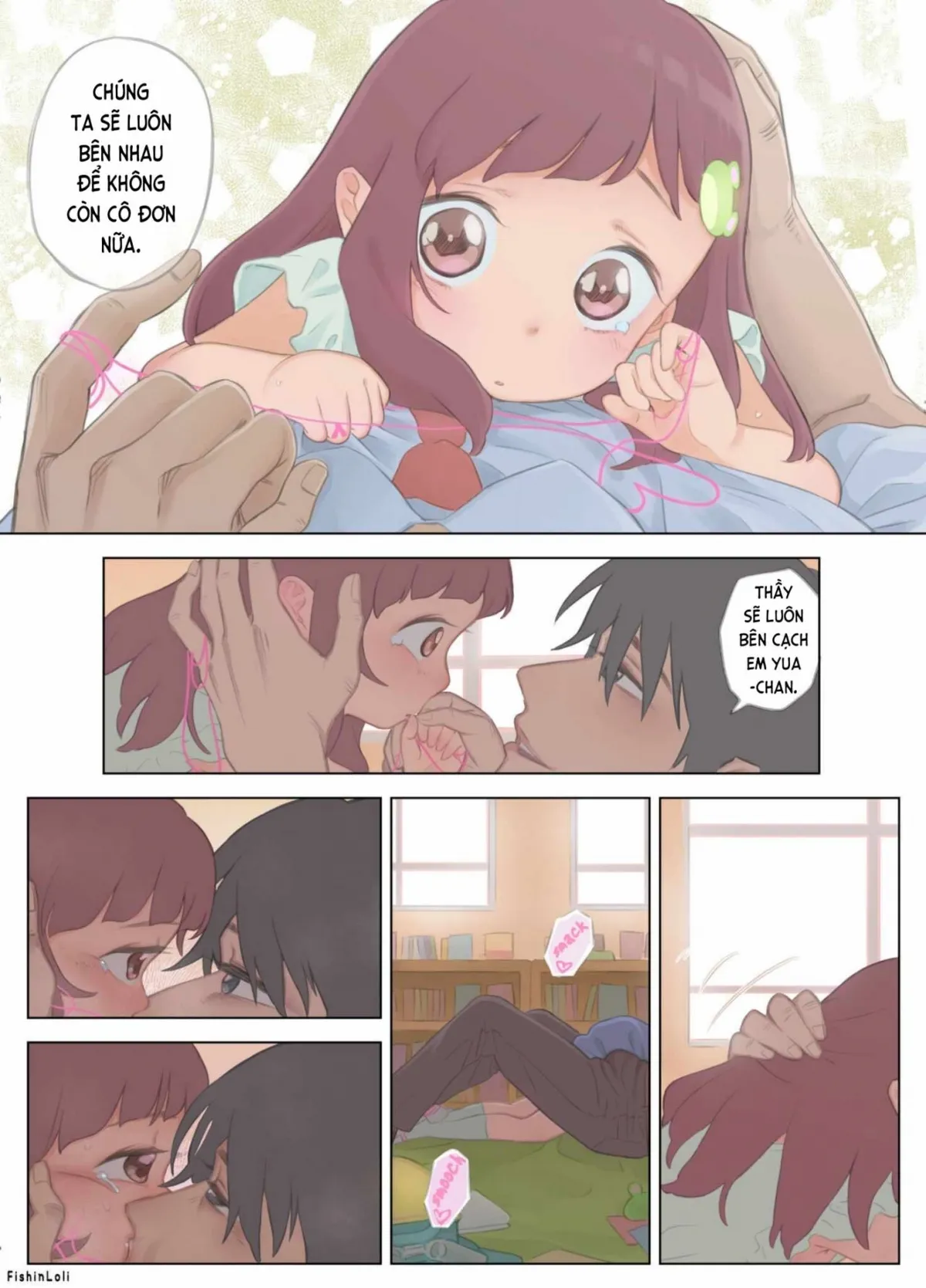 HentaiVN.net - Ảnh 13 - Cô gái ngây thơ Yua-chan - mối tình bị cấm đoán với giáo viên tàn bạo... [Innocent Girl Yua-chan - forbidden love affair with sadistic teacher...] - Oneshot