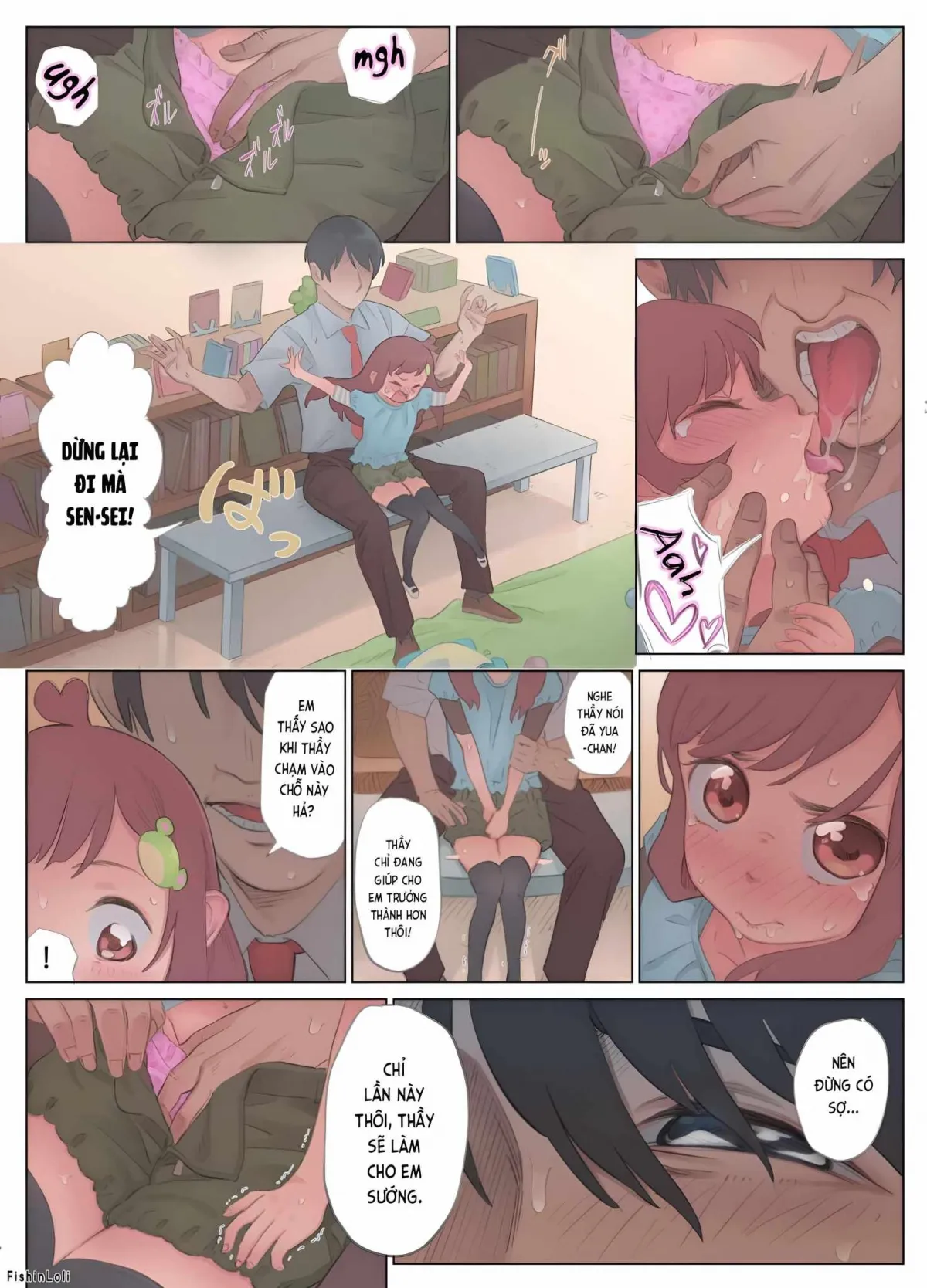 HentaiVN.net - Ảnh 18 - Cô gái ngây thơ Yua-chan - mối tình bị cấm đoán với giáo viên tàn bạo... [Innocent Girl Yua-chan - forbidden love affair with sadistic teacher...] - Oneshot