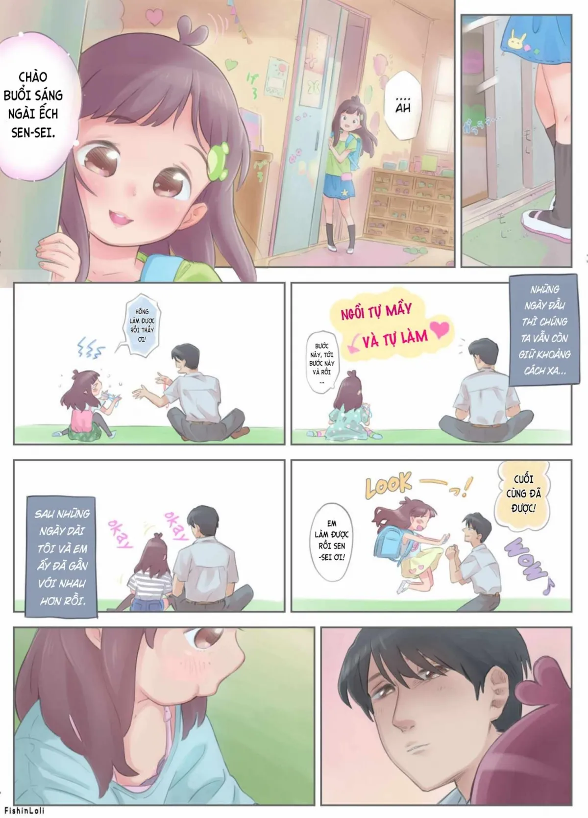 HentaiVN.net - Ảnh 8 - Cô gái ngây thơ Yua-chan - mối tình bị cấm đoán với giáo viên tàn bạo... [Innocent Girl Yua-chan - forbidden love affair with sadistic teacher...] - Oneshot