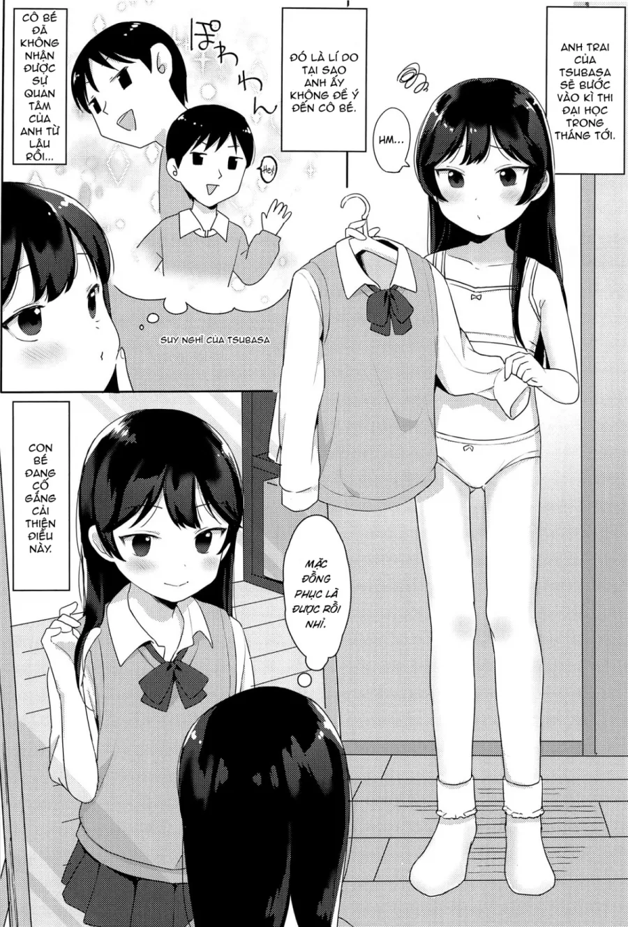 HentaiVN.net - Ảnh 3 - Tsubasa-chan wa Onii-chan to H ga Shitai! [つばさちゃんはお兄ちゃんとHがしたい!] - Oneshot