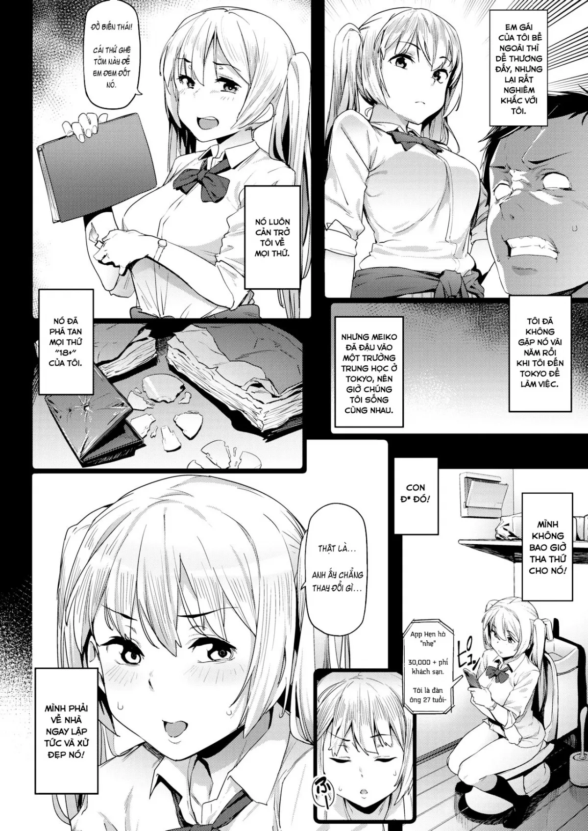 HentaiVN.net - Ảnh 5 - Katakuna Keimai [She's Always Obstinate] - OneShot