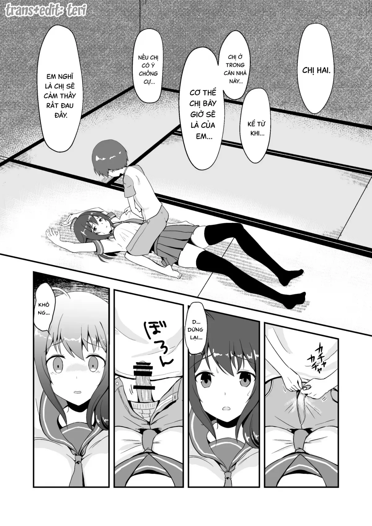 HentaiVN.net - Ảnh 13 - Mùa hè giả dối. [Owarinonatsu] - Oneshot