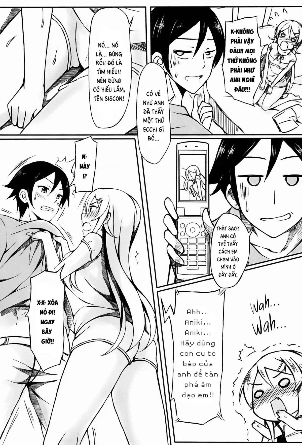 HentaiVN.net - Ảnh 8 - Anh muốn tiếp tục trêu chọc Kirino-chan! [Ore wa Kirino-chan o Motto Ijimetai!; I want to keep teasing Kirino-chan!] - Oneshot