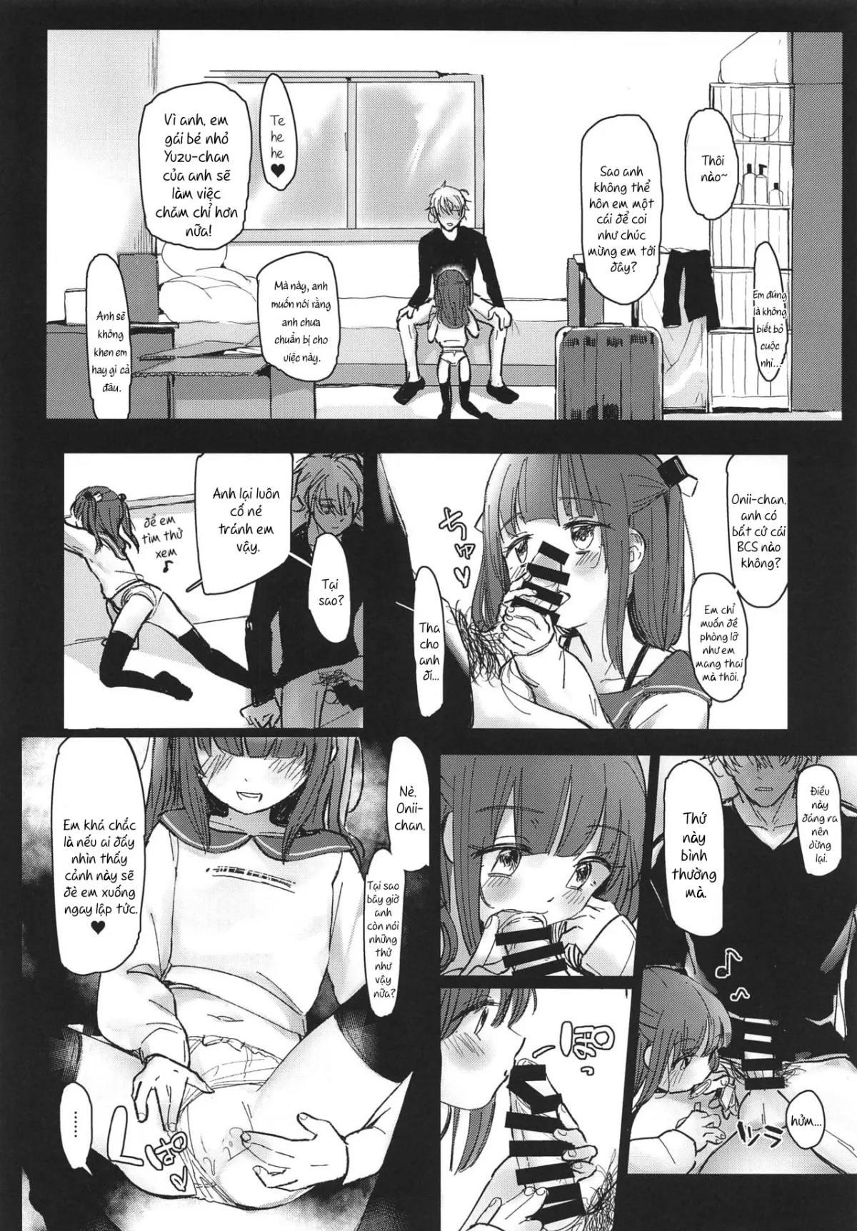 HentaiVN.net - Ảnh 12 - Mỗi khi anh gục ngã, em sẽ là chỗ dựa của anh. [Onii-chan ga Genkinai kara SEX Shite Mita] - Oneshot.