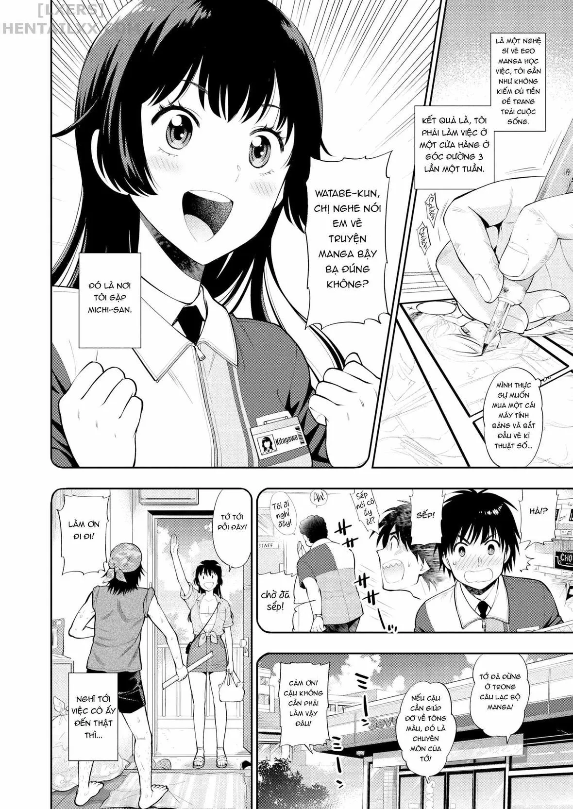 HentaiVN.net - Ảnh 3 - Ochite Torokete - Chap 6