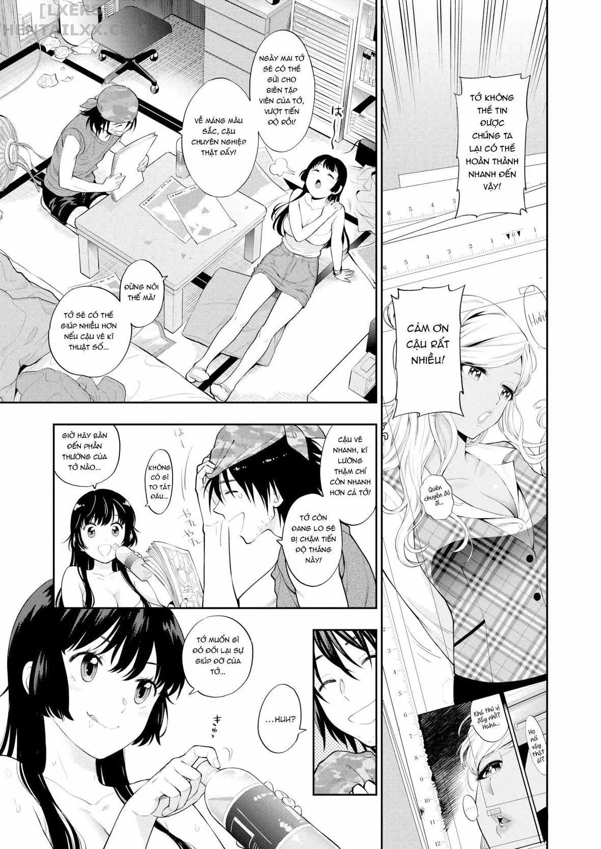 HentaiVN.net - Ảnh 4 - Ochite Torokete - Chap 6