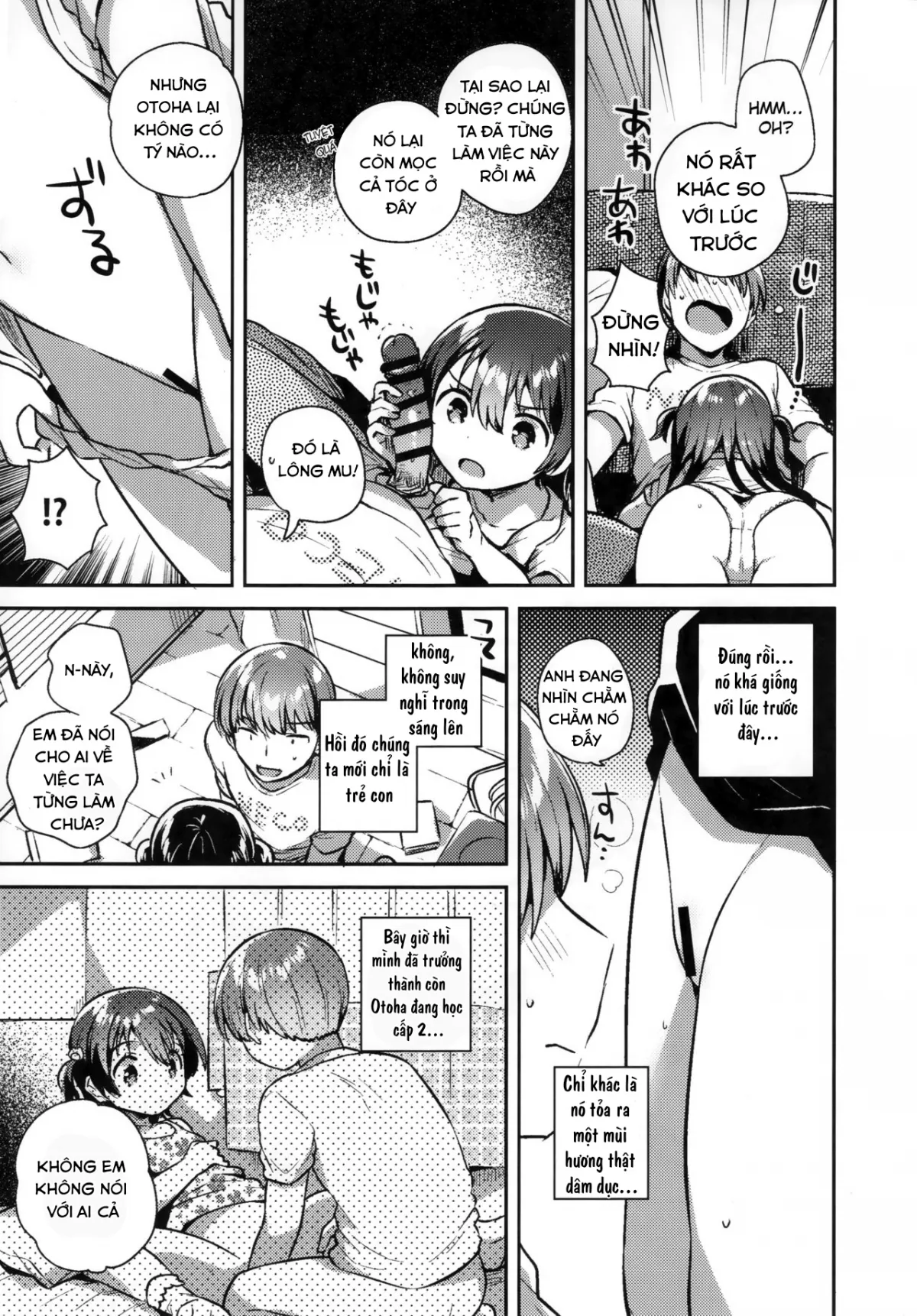 HentaiVN.net - Ảnh 5 - Em sẽ không bao giờ lớn [You will not be an adult ; Kimi wa Otona ni Naranai] - Oneshot