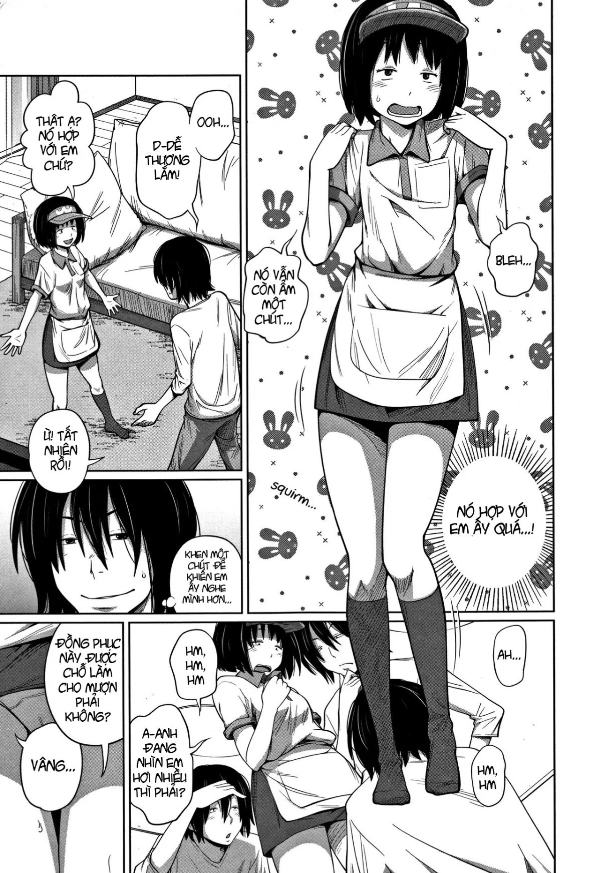 HentaiVN.net - Ảnh 3 - Uniform de Onegai! [Wear the Uniform, Please!] - Oneshot