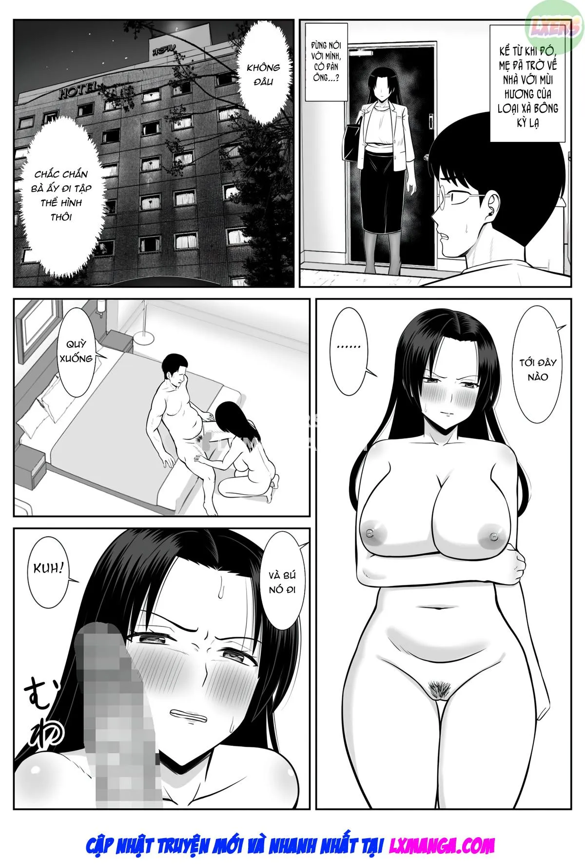 HentaiVN.net - Ảnh 40 - Boku no Kaa-san ga Netorareteru!? - Chap 1