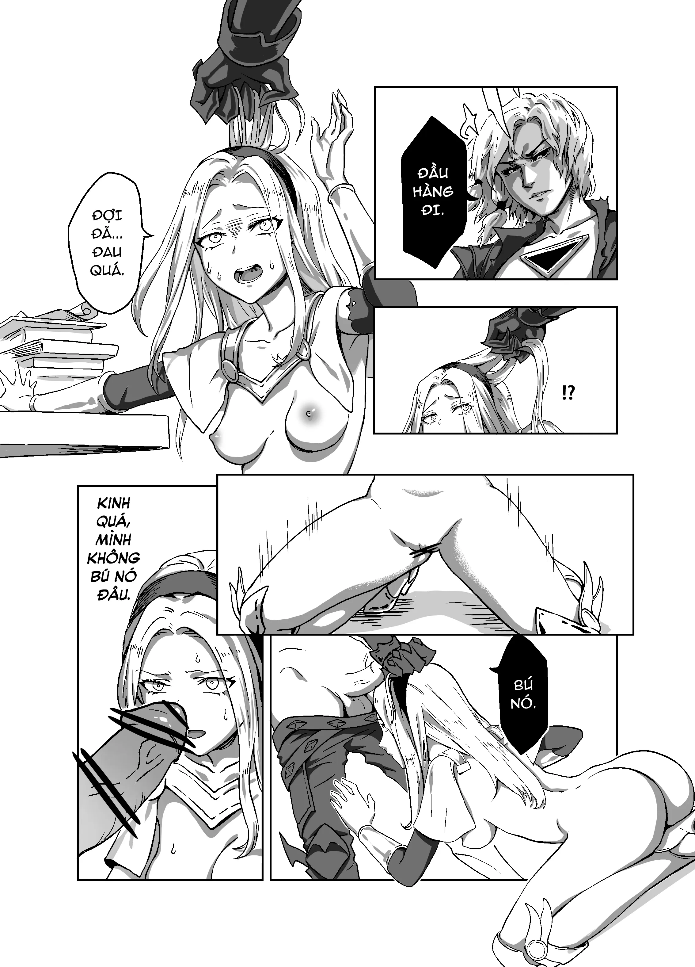 HentaiVN.net - Ảnh 10 - Lưỡi gươm suy vong [Blade of the Ruined King] - Chương 2 - 4 giai đoạn khi bị NTR