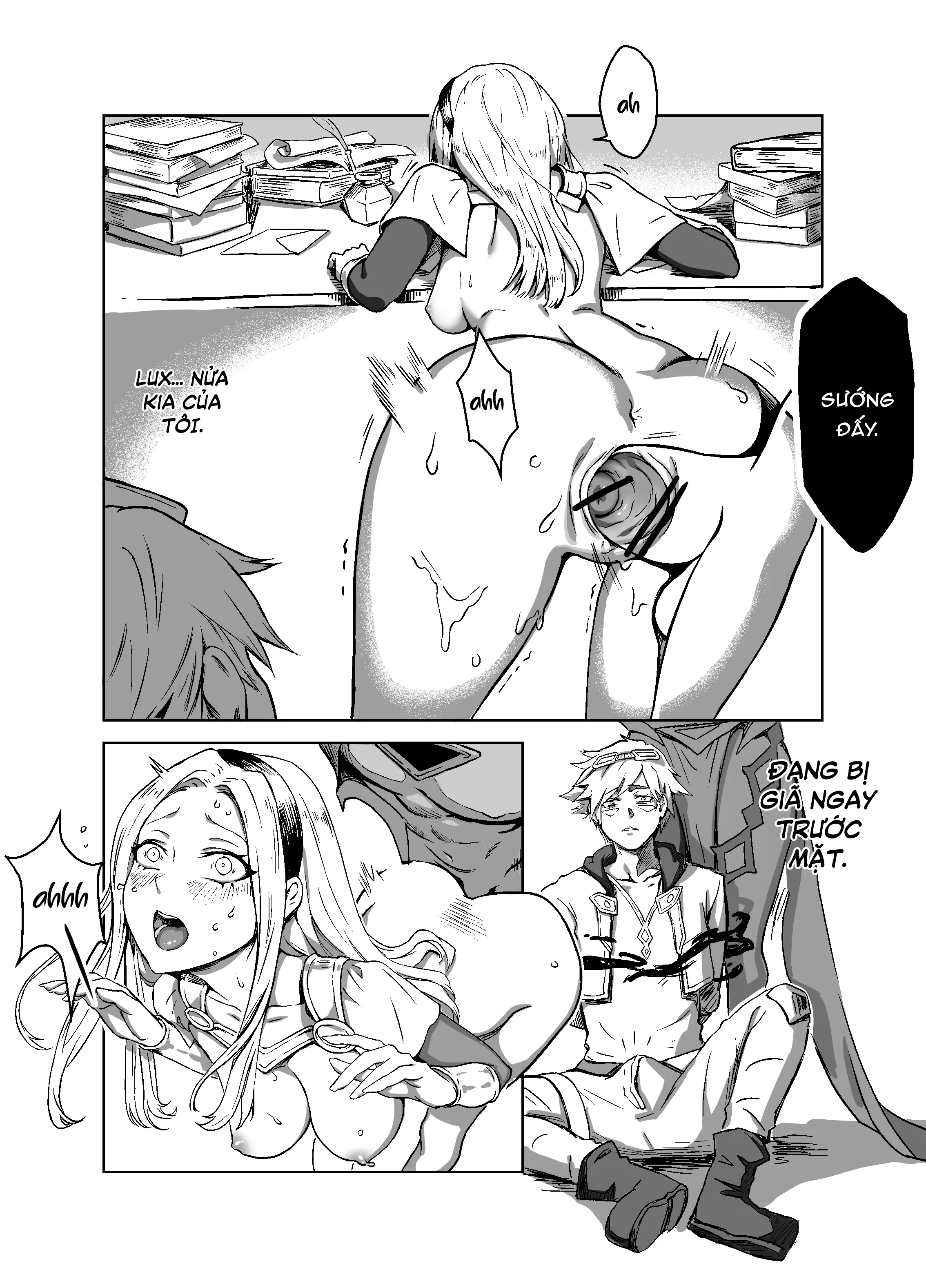 HentaiVN.net - Ảnh 14 - Lưỡi gươm suy vong [Blade of the Ruined King] - Chương 2 - 4 giai đoạn khi bị NTR