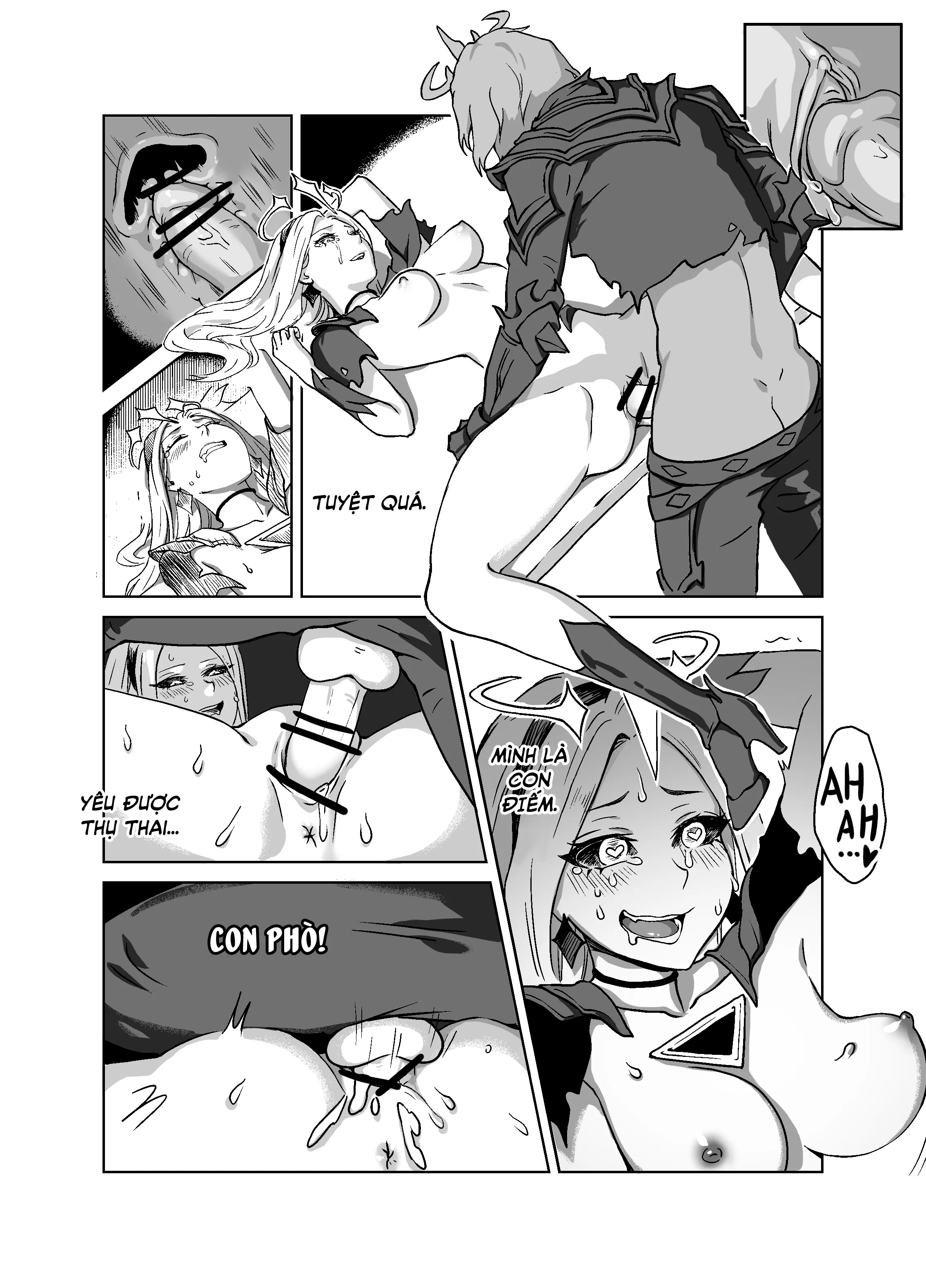 HentaiVN.net - Ảnh 23 - Lưỡi gươm suy vong [Blade of the Ruined King] - Chương 2 - 4 giai đoạn khi bị NTR