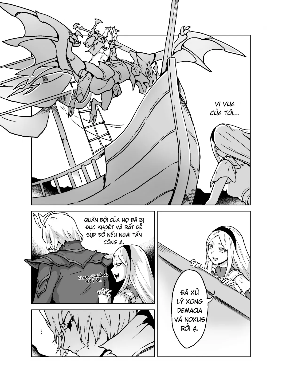 HentaiVN.net - Ảnh 5 - Lưỡi gươm suy vong [Blade of the Ruined King] - Chương 4 - Ai hỏi mà m trả lời