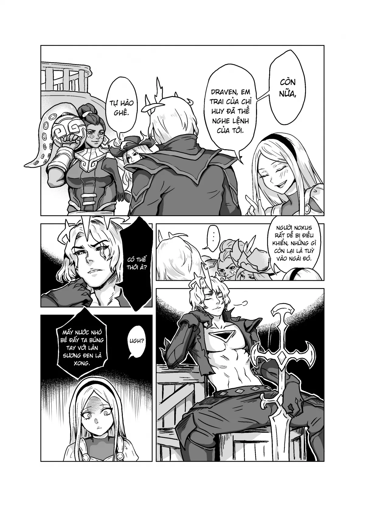 HentaiVN.net - Ảnh 6 - Lưỡi gươm suy vong [Blade of the Ruined King] - Chương 4 - Ai hỏi mà m trả lời