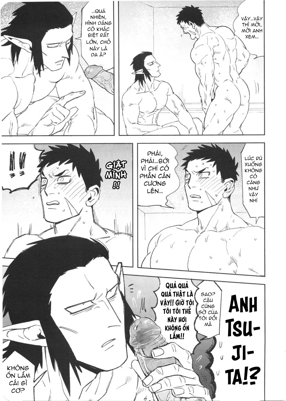HentaiVN.net - Ảnh 13 - Phải tuốt chim cho anh Tsujita!! Bài tập xử lý hẹp bao quy đầu - Chap 1