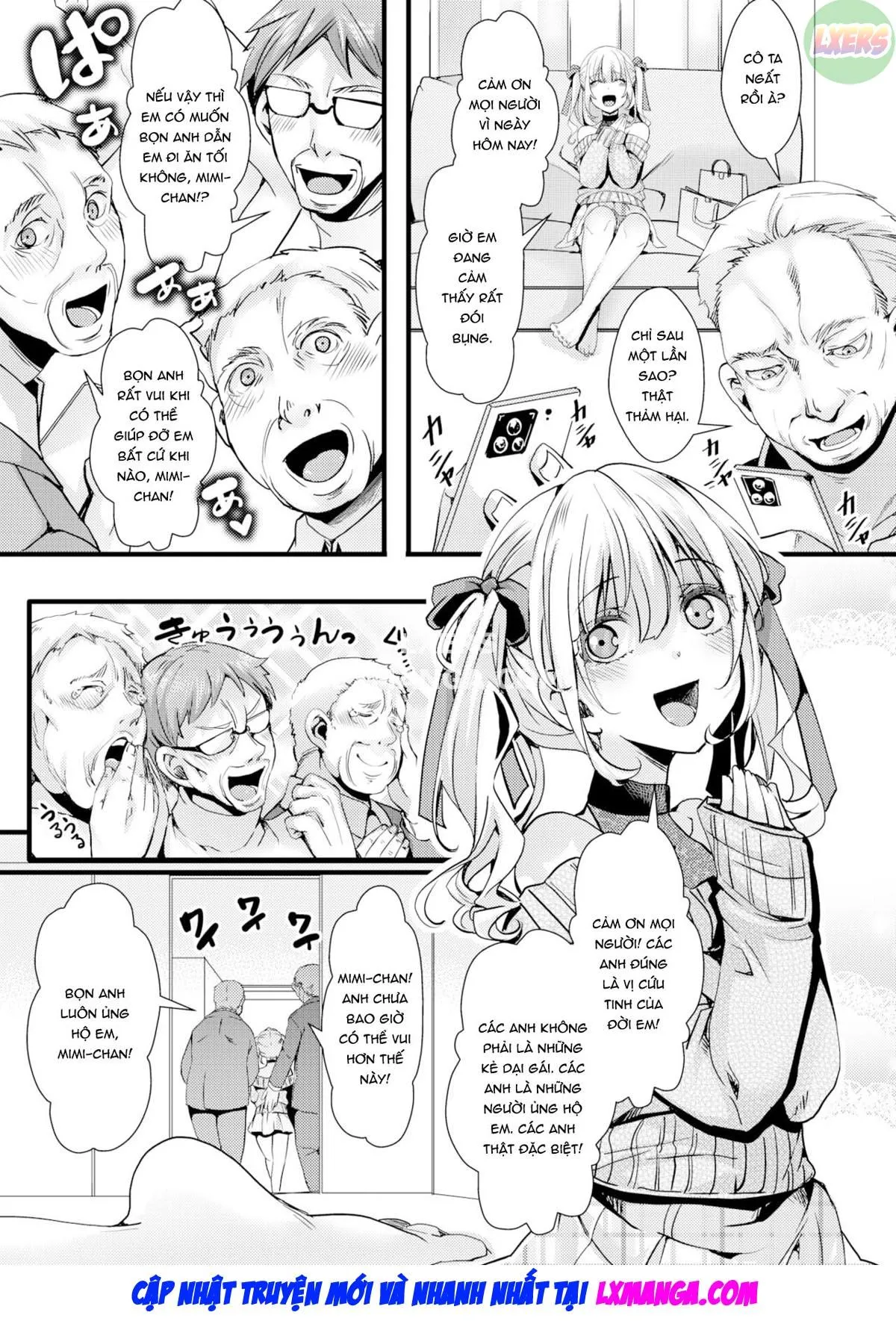 HentaiVN.net - Ảnh 29 - Sugar Baby nghèo khó và ba ông già - Oneshot