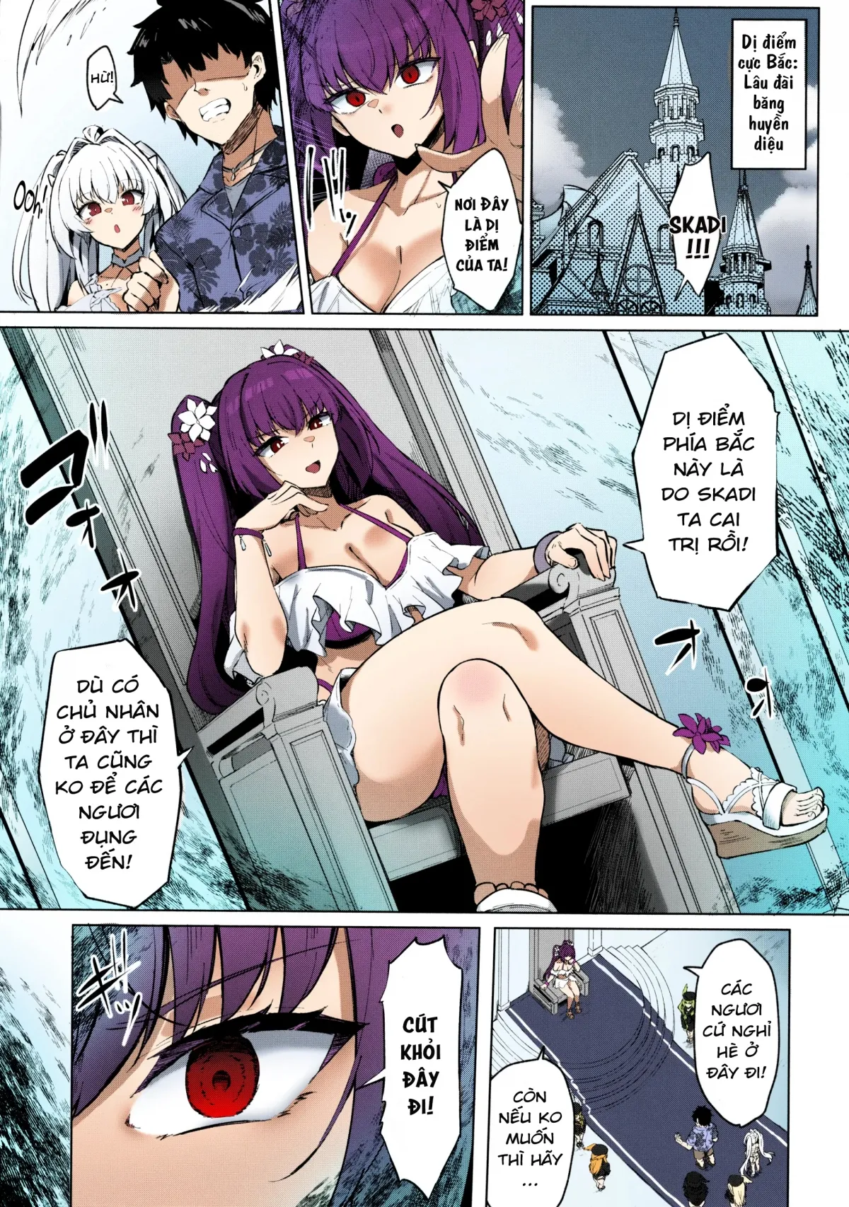 HentaiVN.net - Ảnh 5 - Chaldea Midsummer Vacation. Marrying and Mana Transferring with Bride Skadi (Bản full màu) [真夏のカルデアサマーバケーション 花嫁スカディに魔力供給して結婚する本] - Oneshot