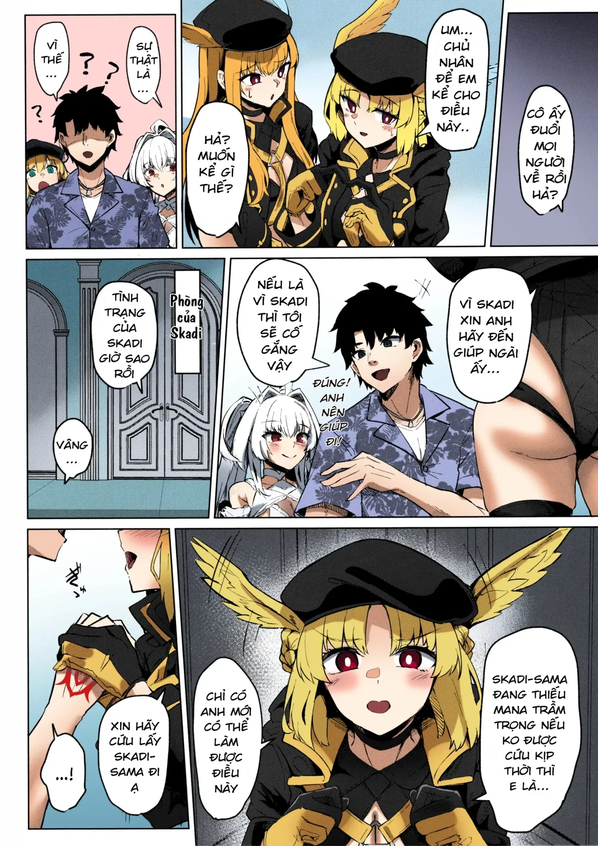 HentaiVN.net - Ảnh 6 - Chaldea Midsummer Vacation. Marrying and Mana Transferring with Bride Skadi (Bản full màu) [真夏のカルデアサマーバケーション 花嫁スカディに魔力供給して結婚する本] - Oneshot