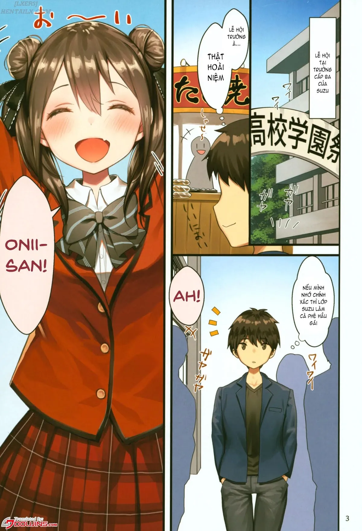 HentaiVN.net - Ảnh 5 - Toile Ga Nai! 2 -Gakkou Hen - Oneshot [Full Màu]