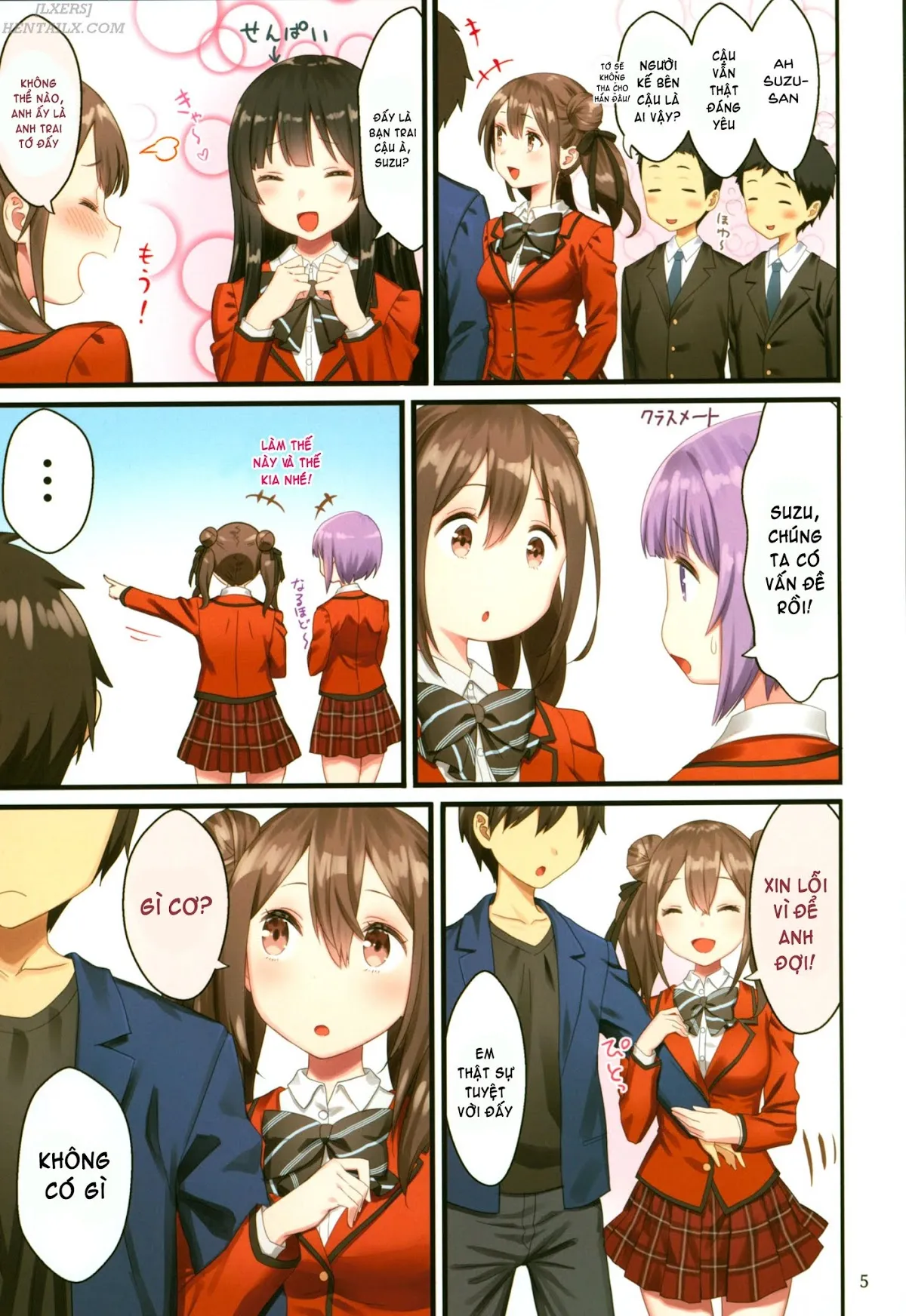 HentaiVN.net - Ảnh 7 - Toile Ga Nai! 2 -Gakkou Hen - Oneshot [Full Màu]