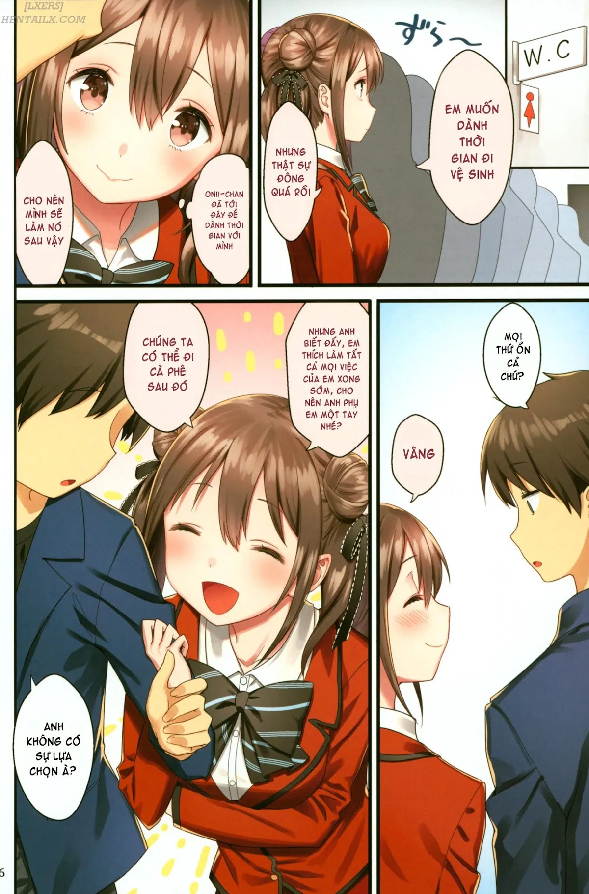 HentaiVN.net - Ảnh 8 - Toile Ga Nai! 2 -Gakkou Hen - Oneshot [Full Màu]