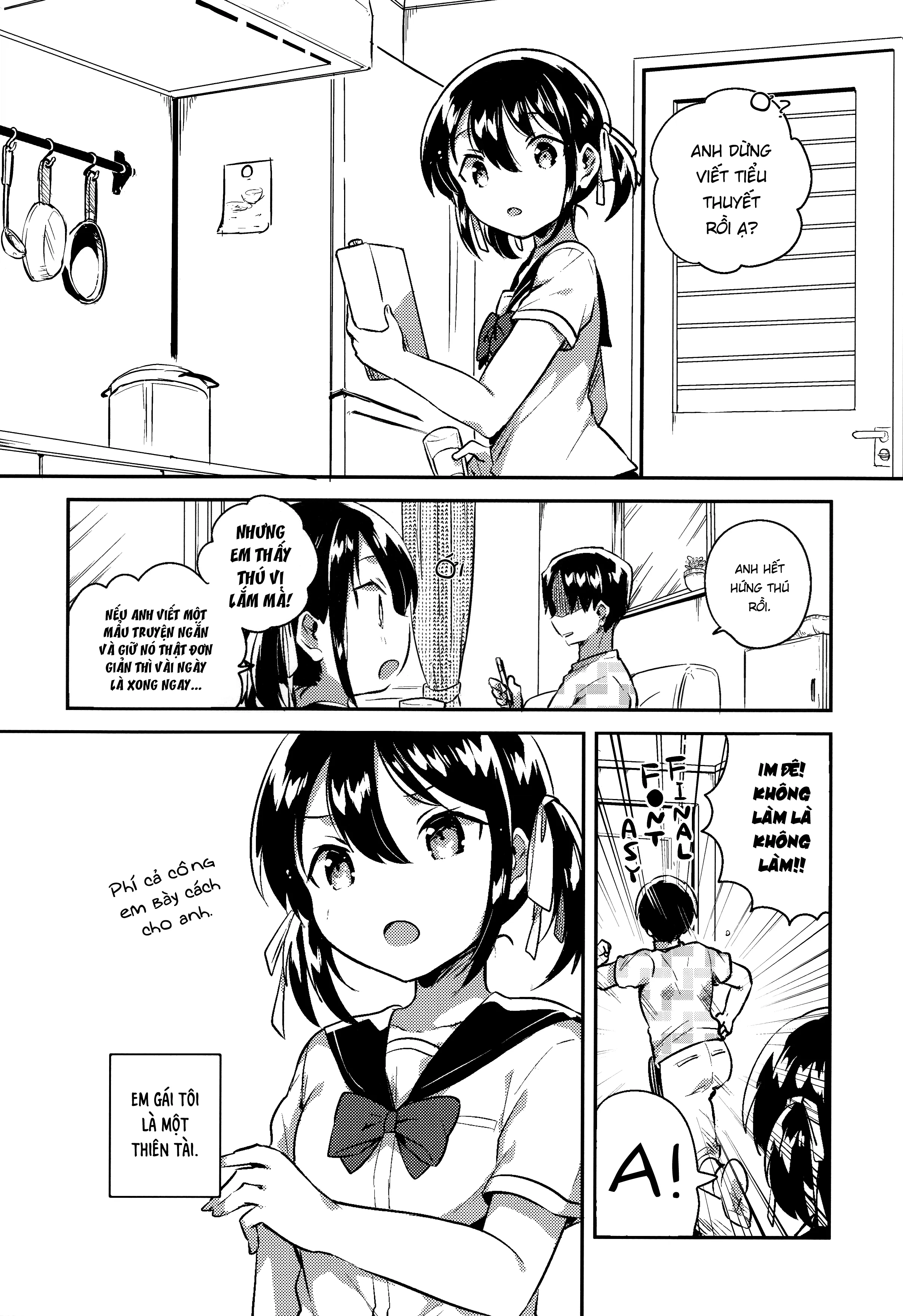 HentaiVN.net - Ảnh 4 - Em Gái Tôi là Thiên Tài [Imouto wa Genius; My Little Sister Is a Genius; 妹は天才; Imouto wa Kakezan ga Dekiru; 妹はかけ算ができる] - Chap 1