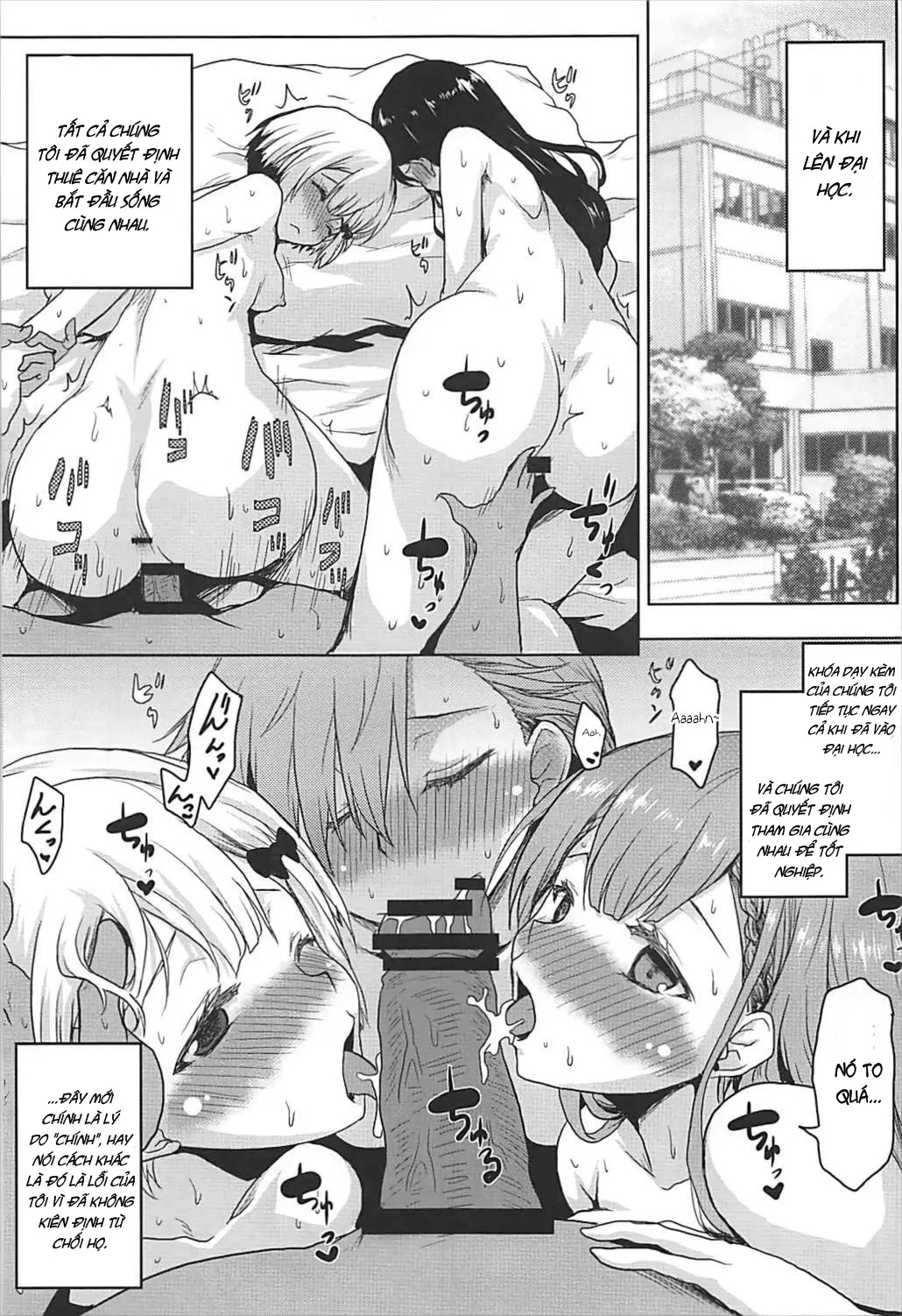 HentaiVN.net - Ảnh 23 - Chap cuối Bokutachi wa Benkyou ga Dekinai [Omodume BOX 41] - Oneshot