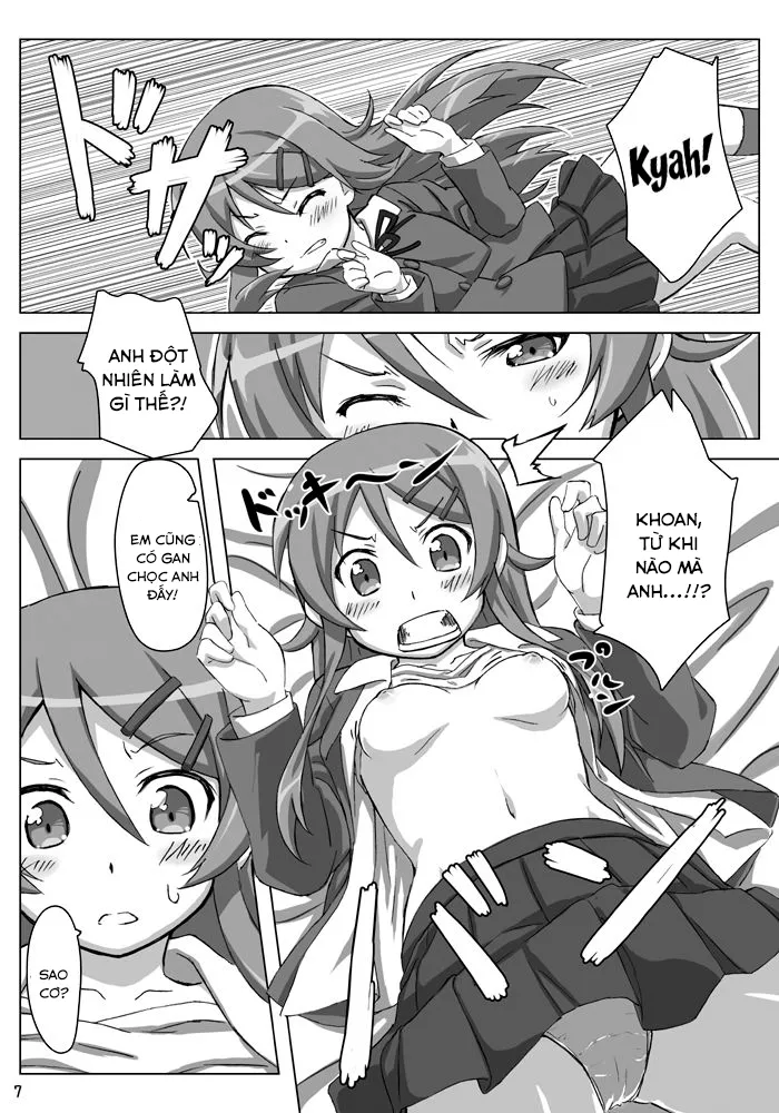 HentaiVN.net - Ảnh 8 - Em gái tôi dễ thương......... ư......!! (Ore no Imouto ga Konna ni Kawaii Wake ga Nai) [Ore no Imouto ga Kawaii......... dato......!!] - Oneshot