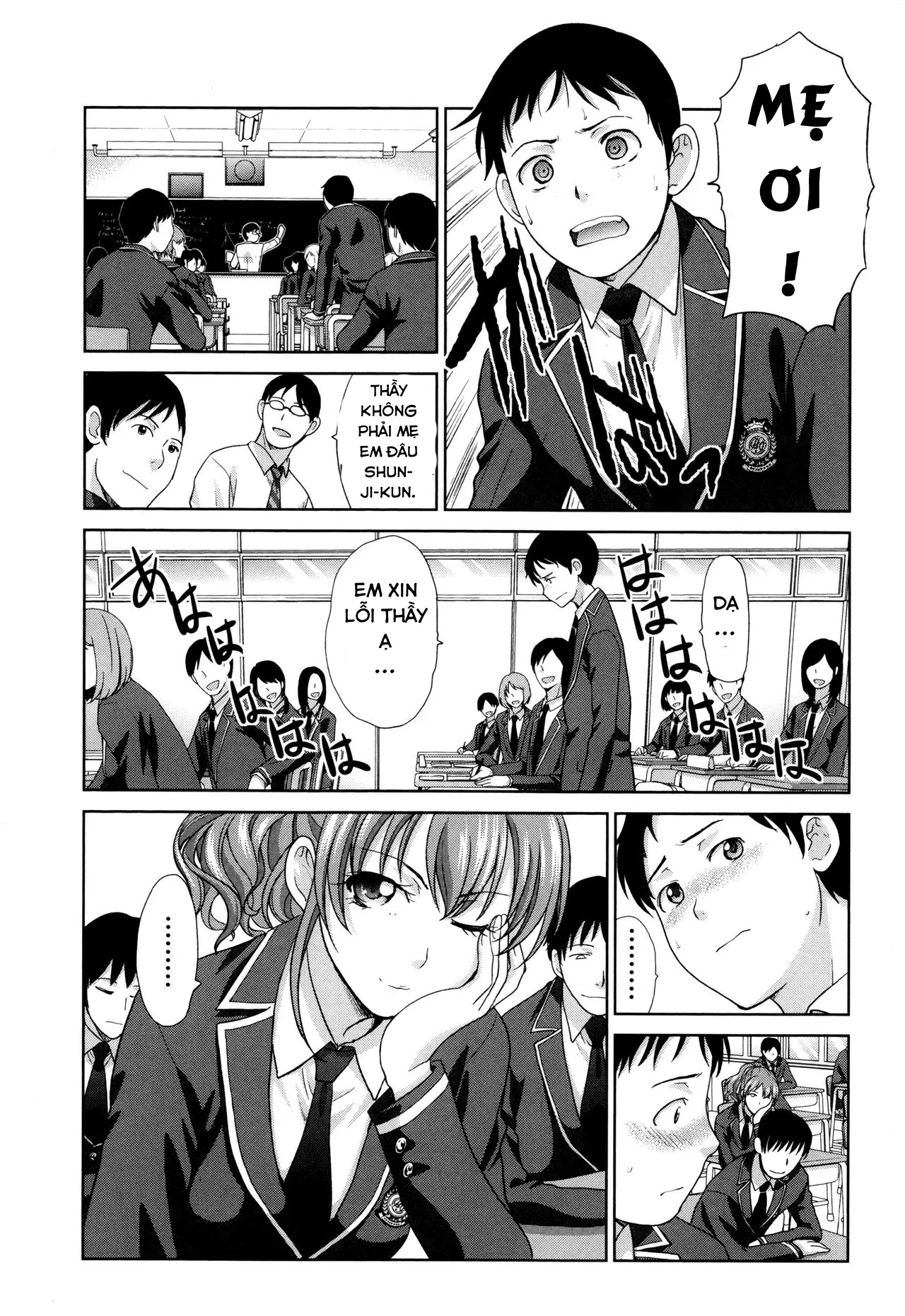 HentaiVN.net - Ảnh 11 - Hai người mẹ [Haha Futari; Two Mothers] - Chap 1