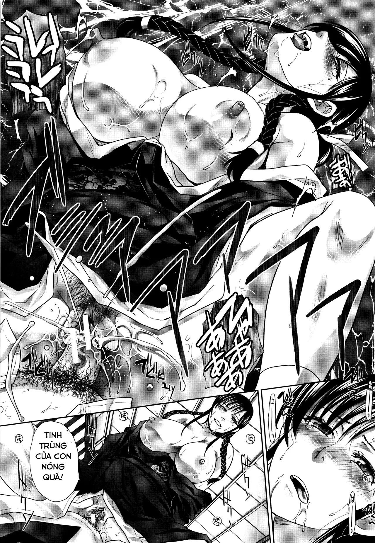 HentaiVN.net - Ảnh 13 - Hai người mẹ [Haha Futari; Two Mothers] - Chap 2- Anh trai tốt giúp em gái thủ dâm