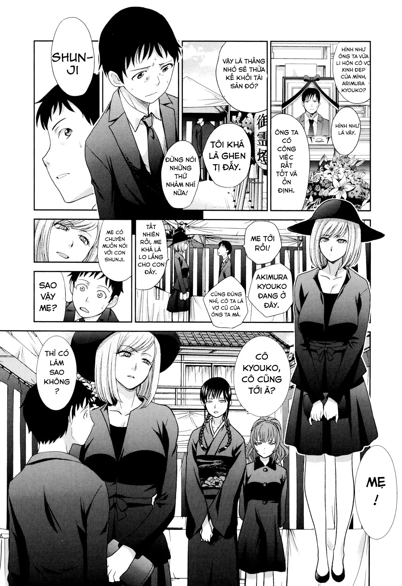 HentaiVN.net - Ảnh 3 - Hai người mẹ [Haha Futari; Two Mothers] - Chap 2- Anh trai tốt giúp em gái thủ dâm