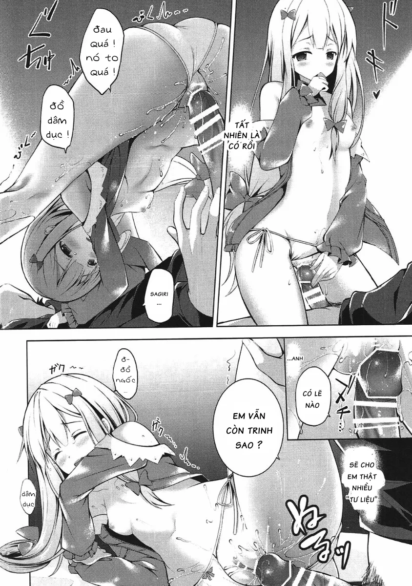 HentaiVN.net - Ảnh 11 - How to Nakadashi (Eromanga Sensei) [ハウ・トゥー 中出し (エロマンガ先生)] - Oneshot