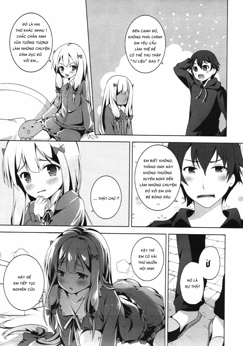 HentaiVN.net - Ảnh 9 - How to Nakadashi (Eromanga Sensei) [ハウ・トゥー 中出し (エロマンガ先生)] - Oneshot