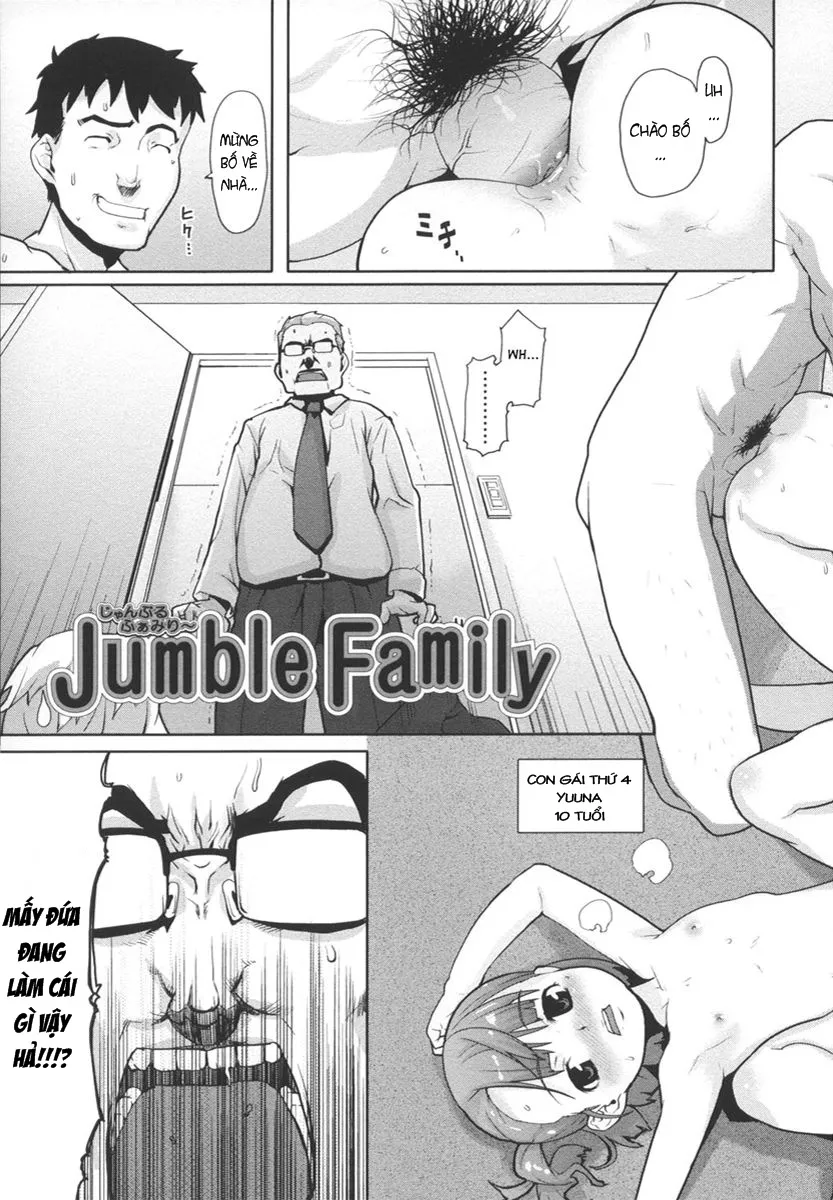 HentaiVN.net - Ảnh 3 - Gia đình hạnh phúc [Jumble Family] - Oneshot