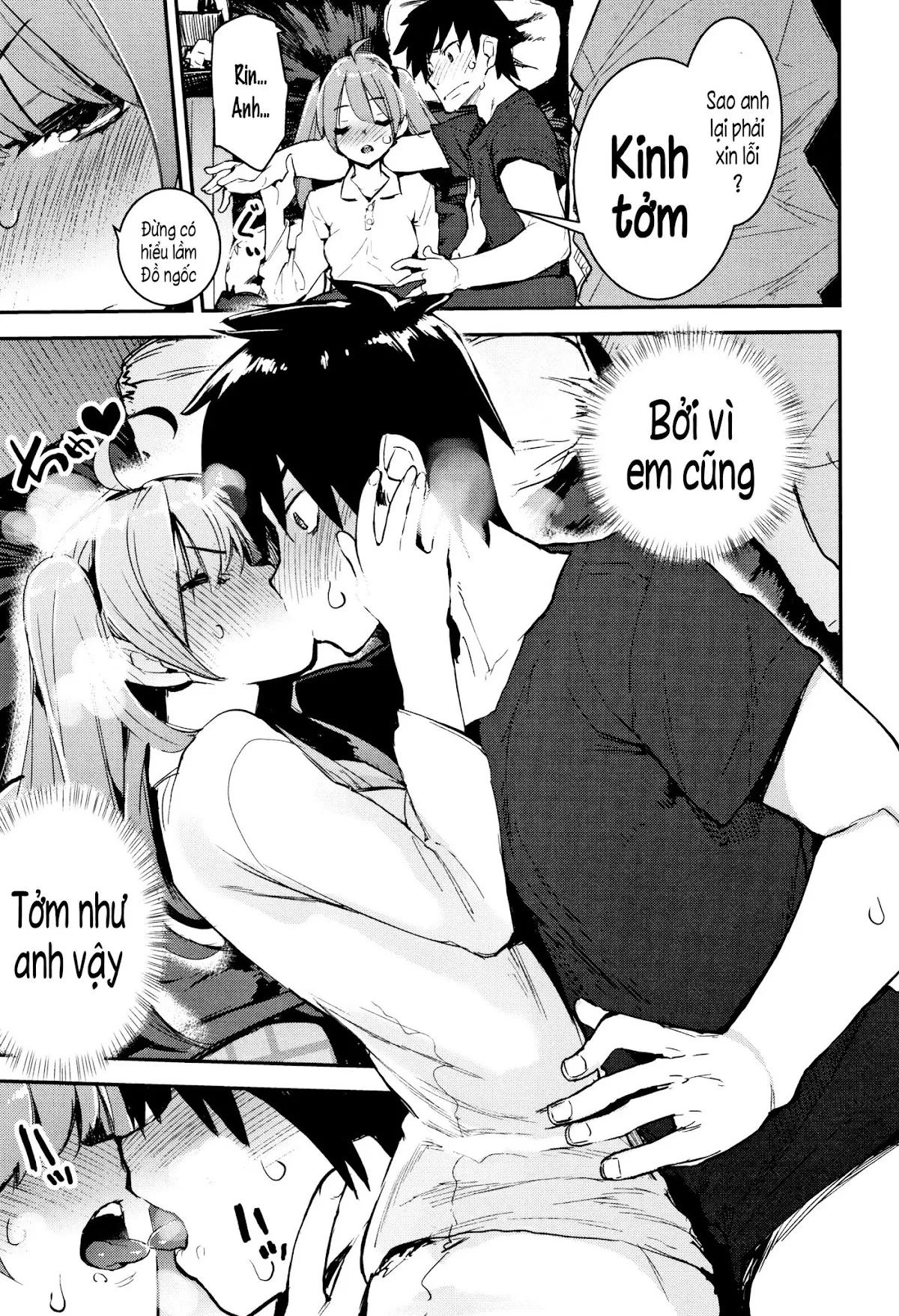 HentaiVN.net - Ảnh 24 - Sister's friend [Utonoto] - Chap 1 part 1
